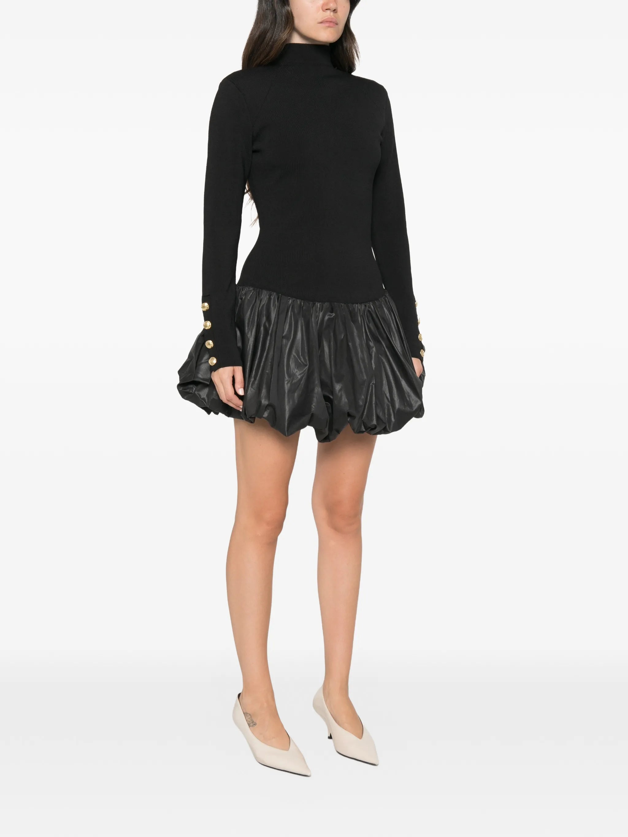 Elodi bubble-hem mini dress