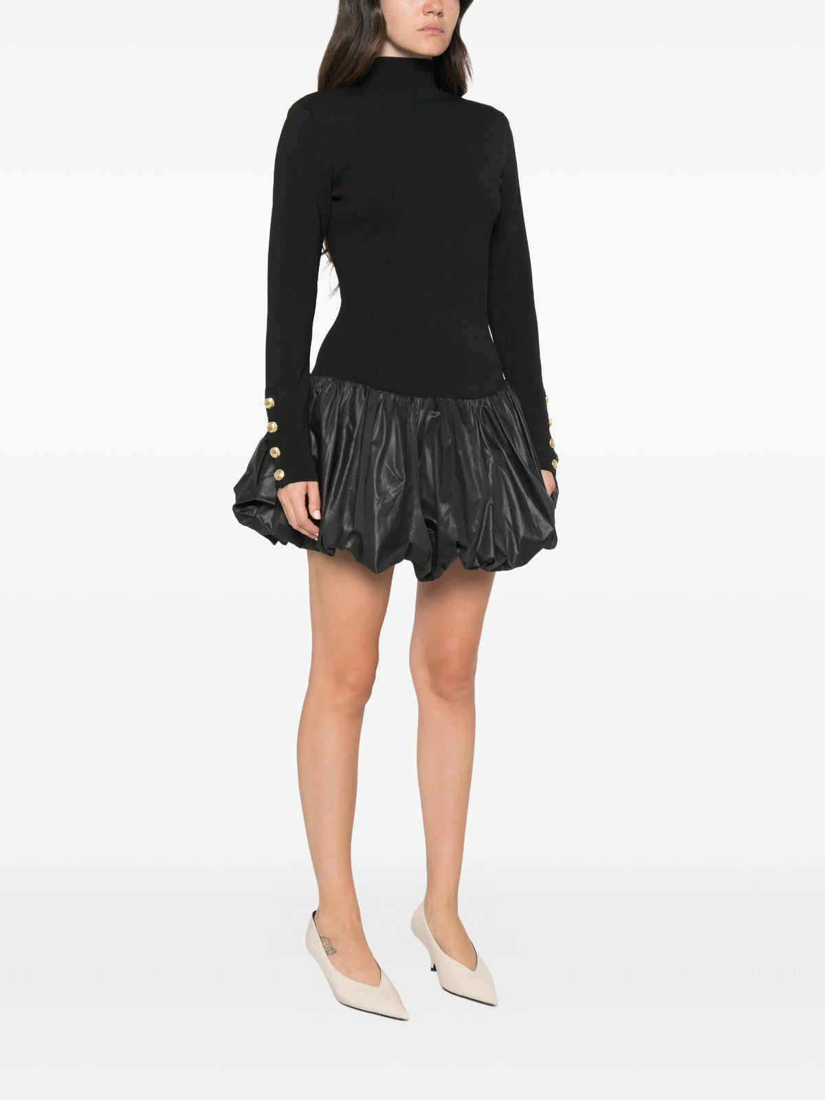 Elodi bubble-hem mini dress