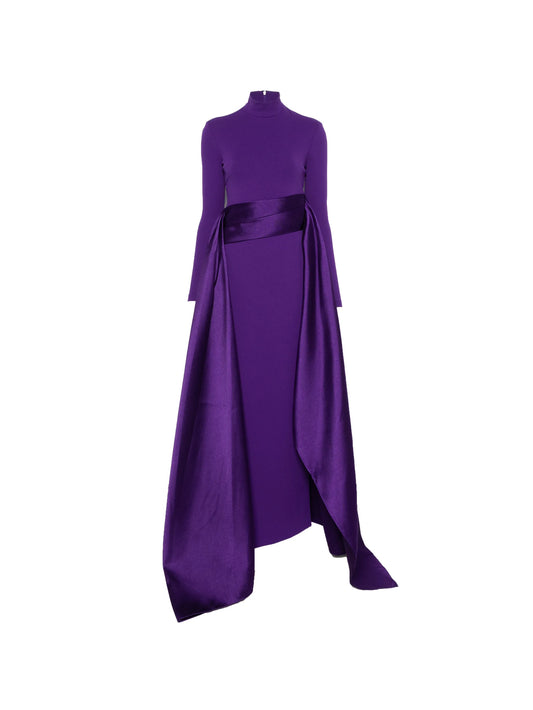 The Olivia maxi dress in deep orchid