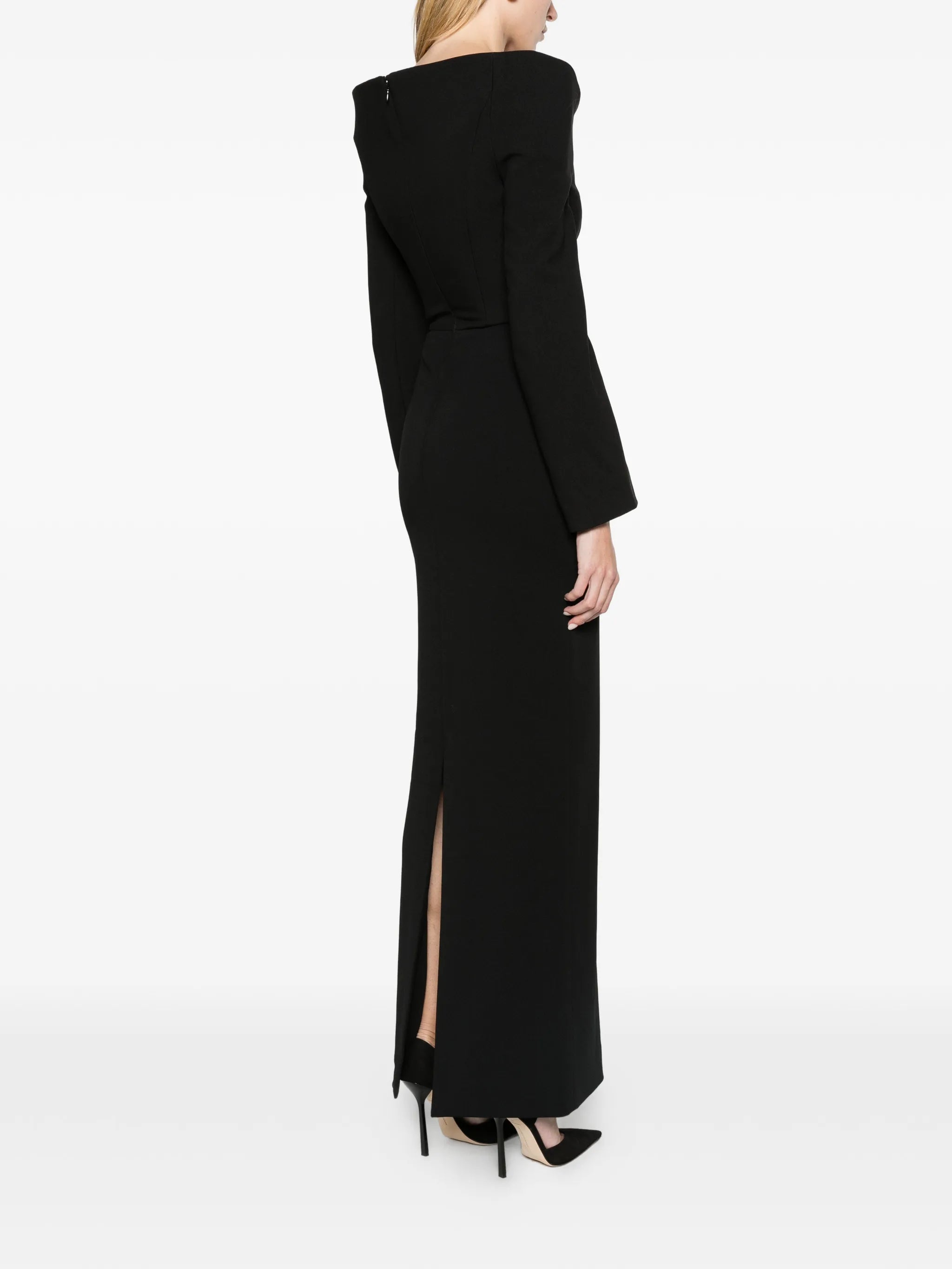 The Martine maxi dress in black