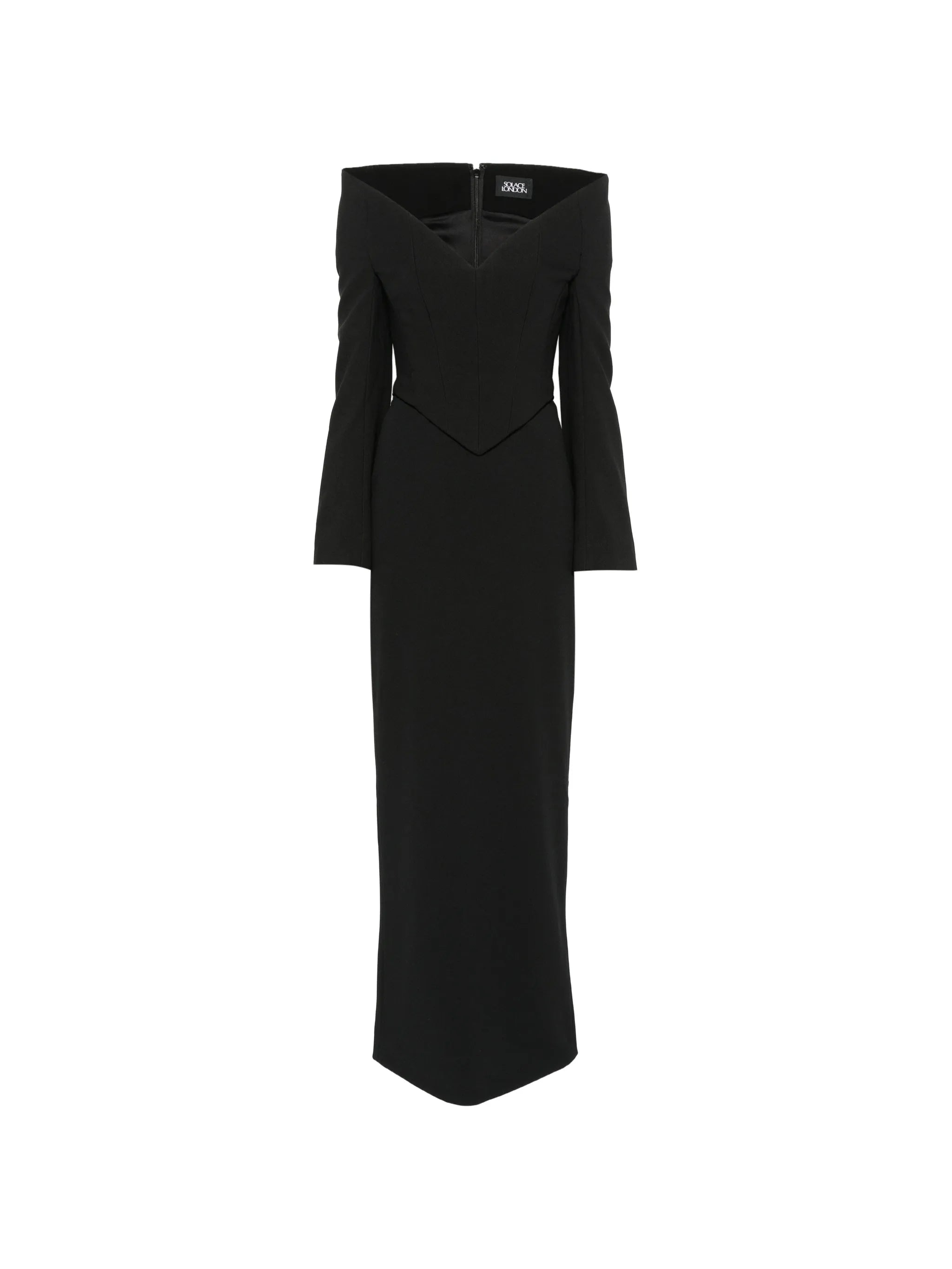The Martine maxi dress in black