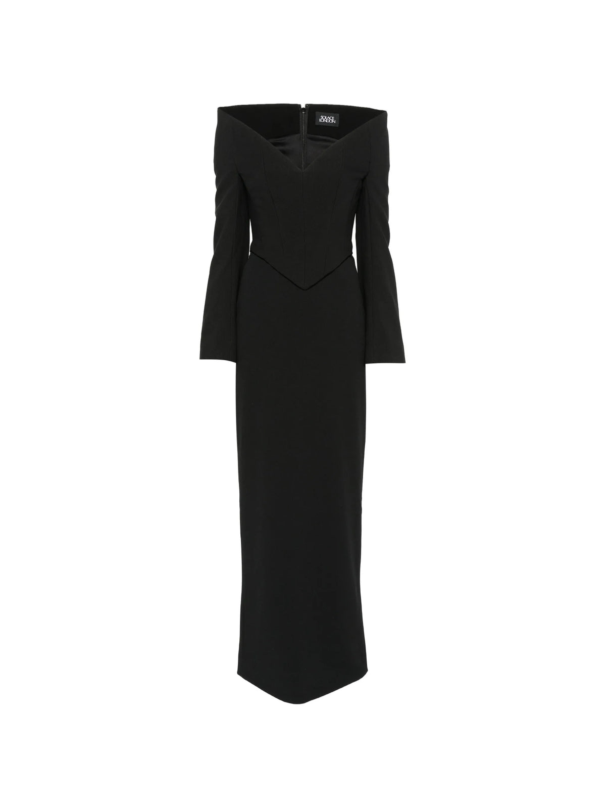 The Martine maxi dress in black