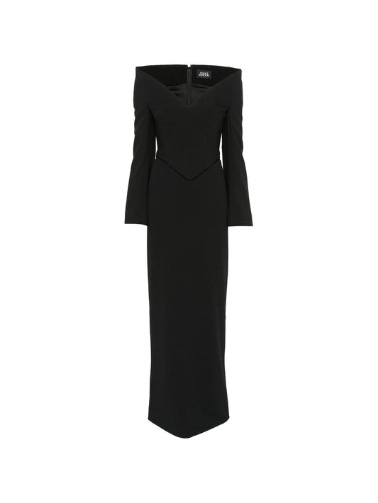 The Martine maxi dress in black
