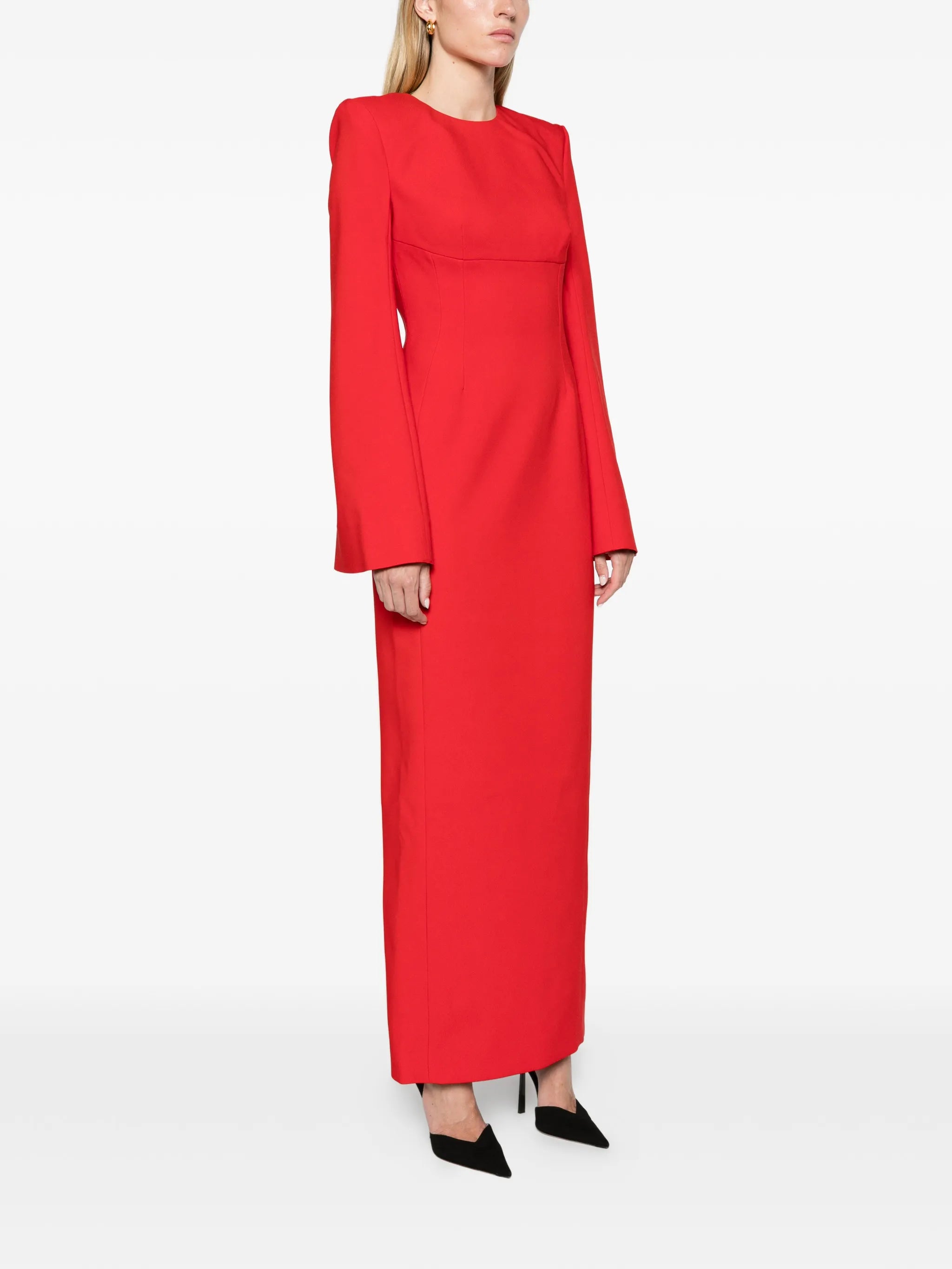 The Corday maxi dress in red