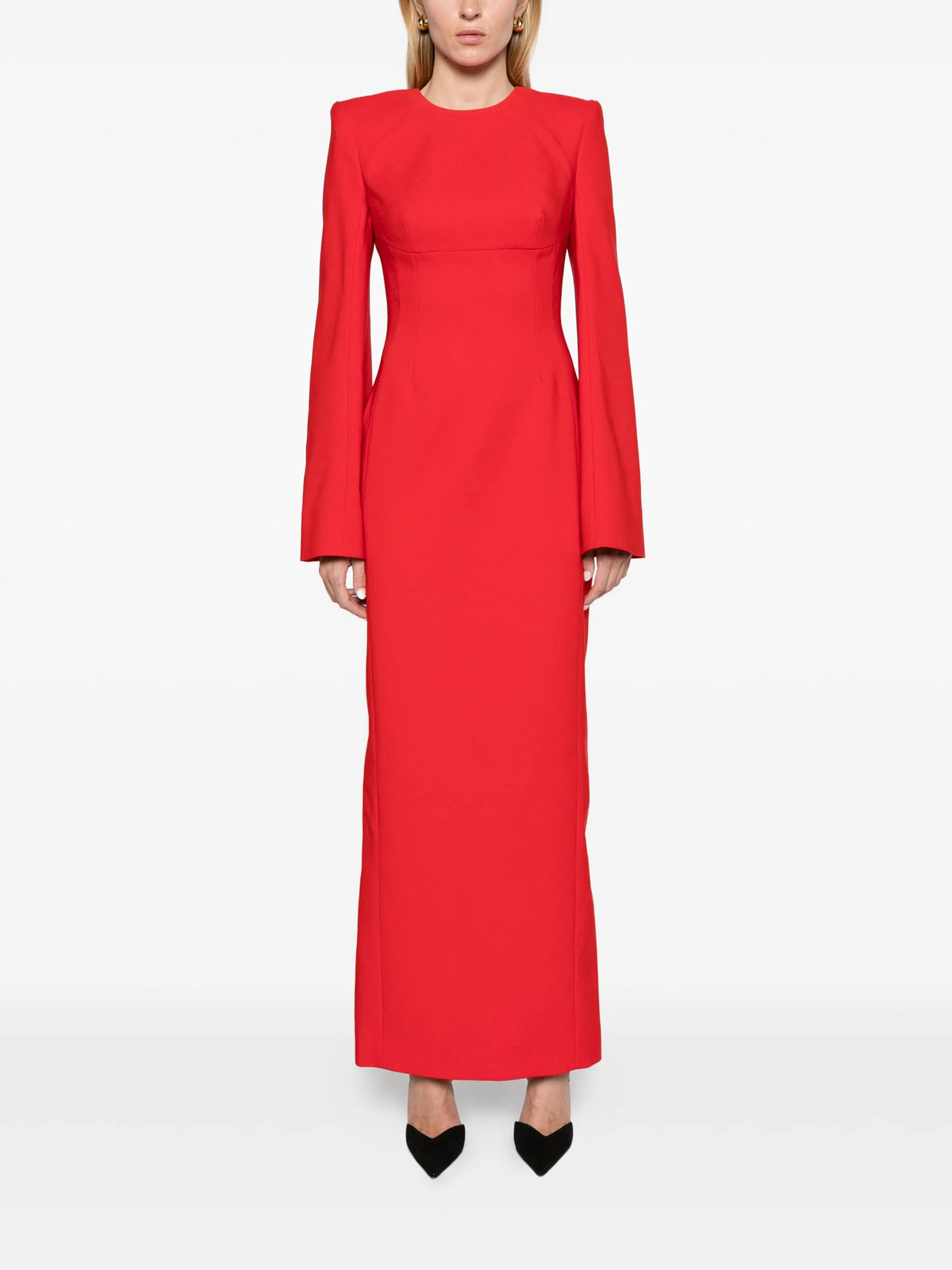 The Corday maxi dress in red