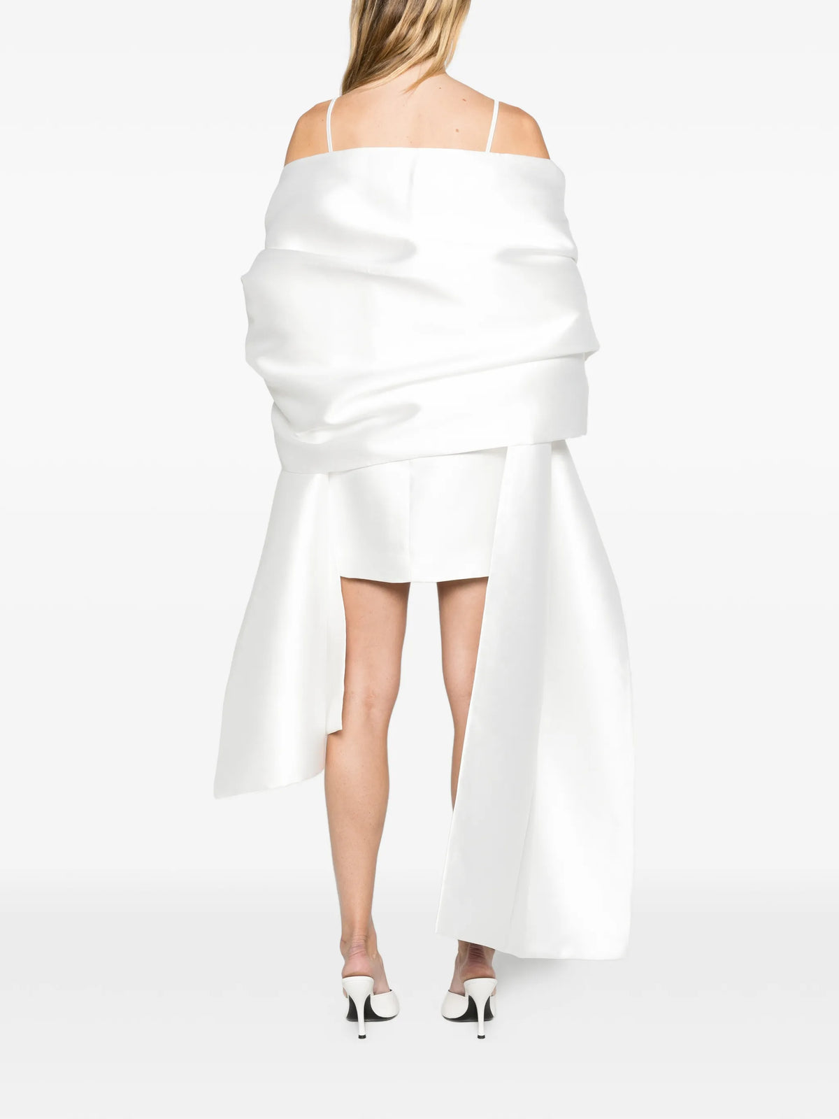 The Bessette mini dress in cream