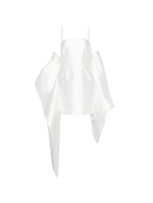 The Bessette mini dress in cream