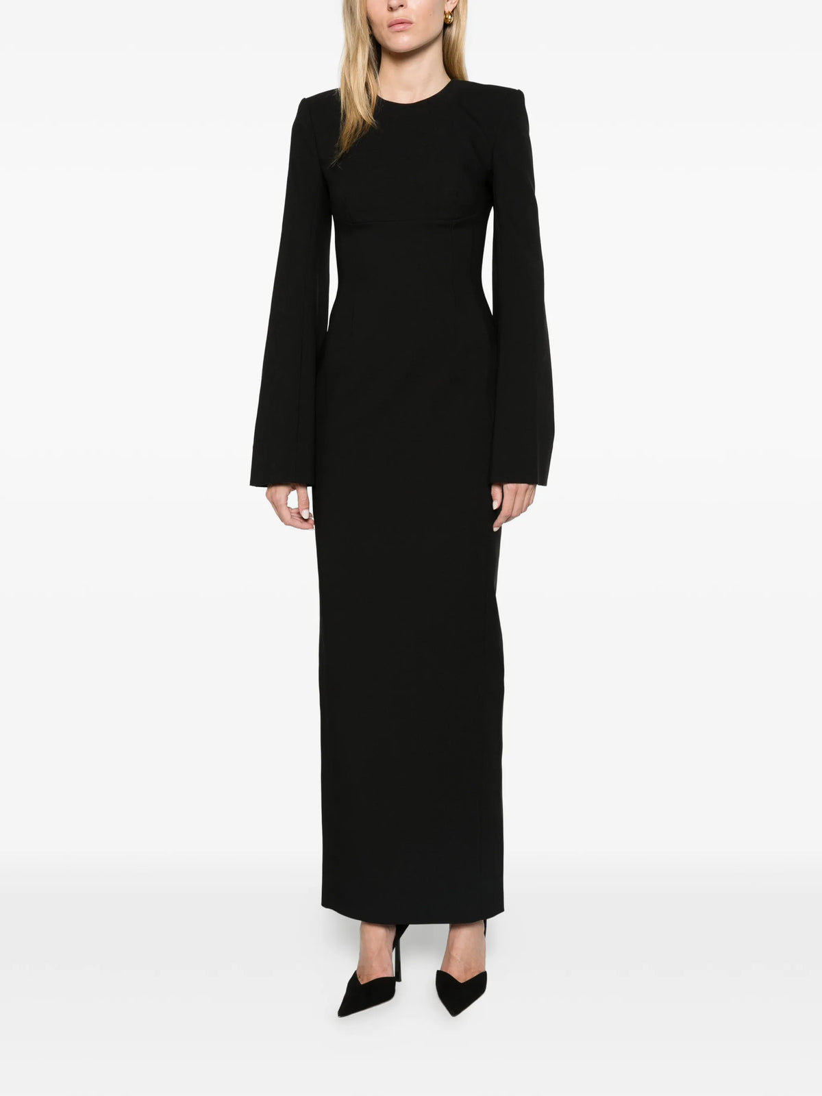 The Corday maxi dress in black