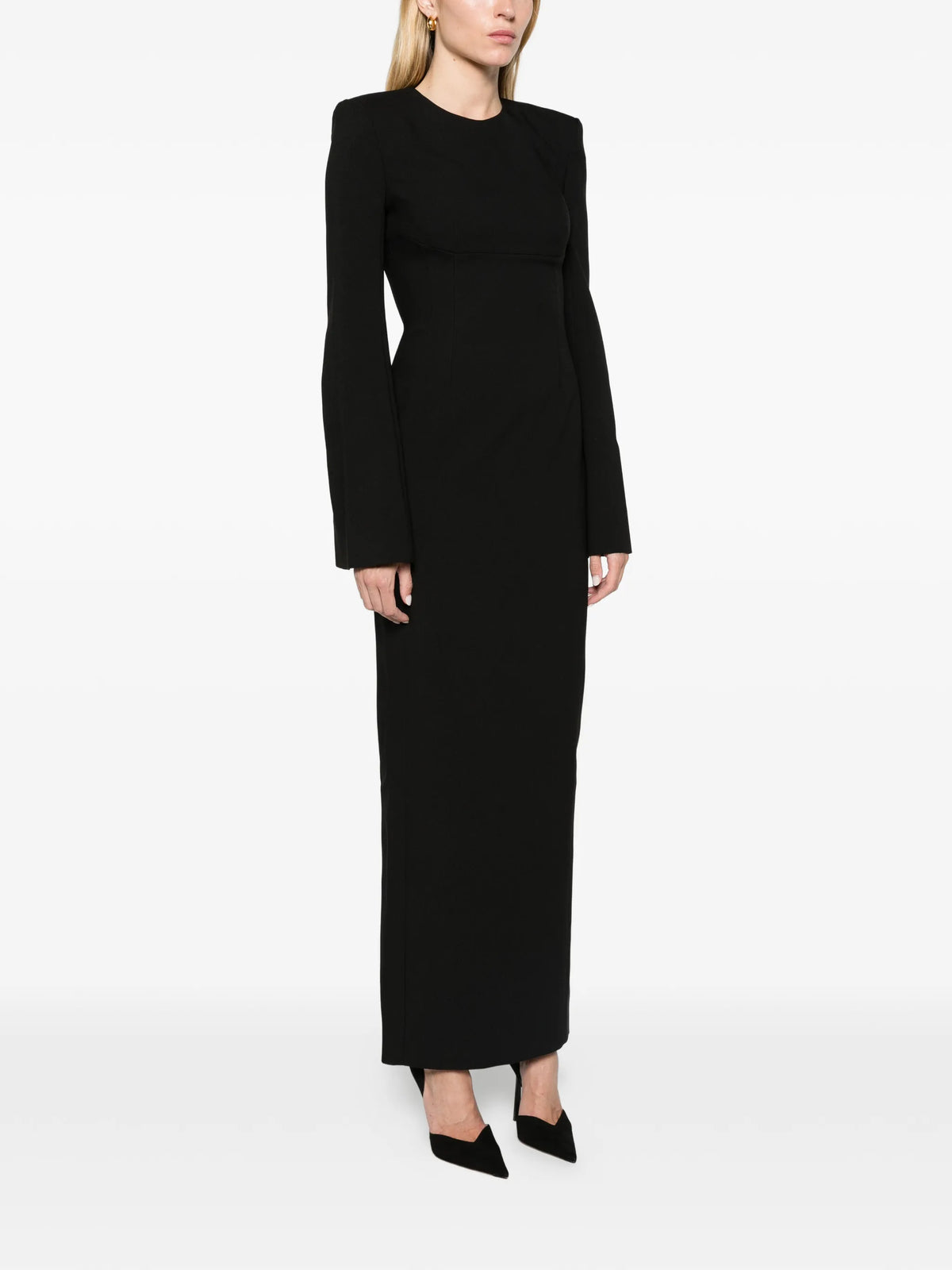 The Corday maxi dress in black
