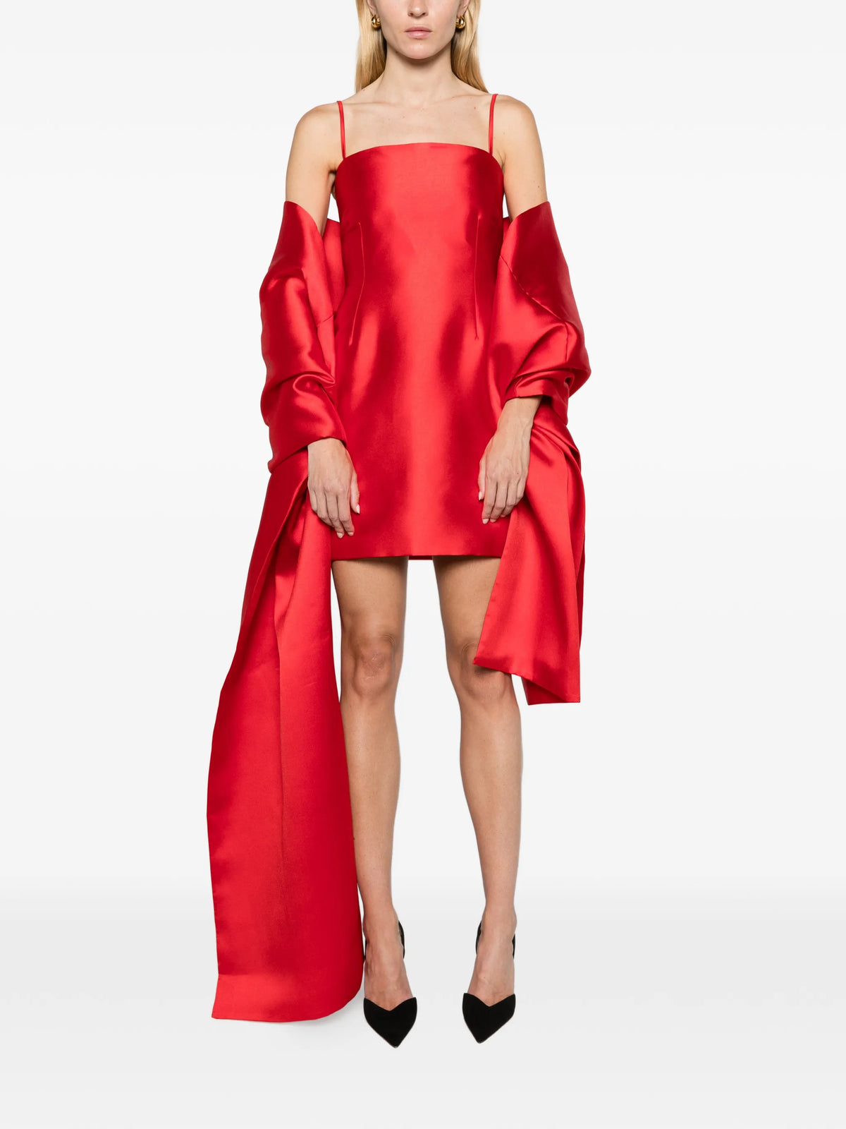 The Bessette mini dress red