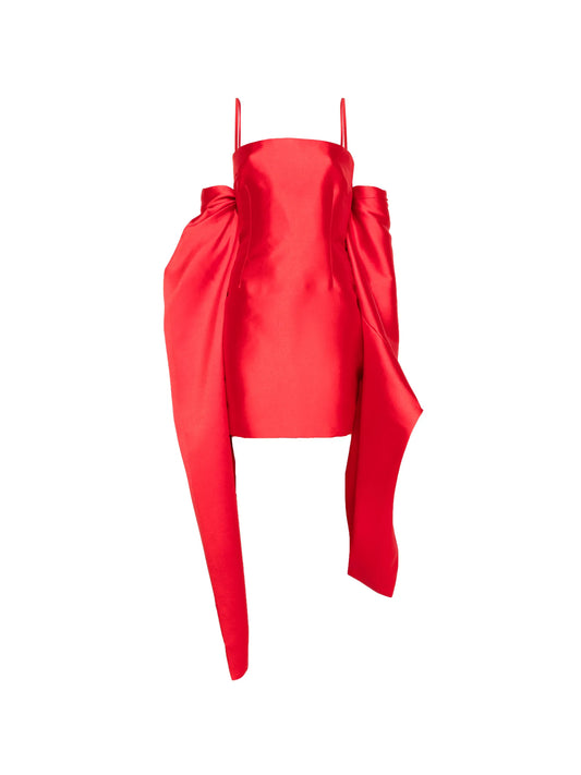 The Bessette mini dress red