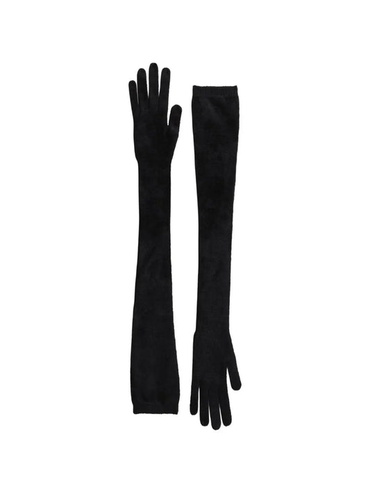 Tailored velvet gloves