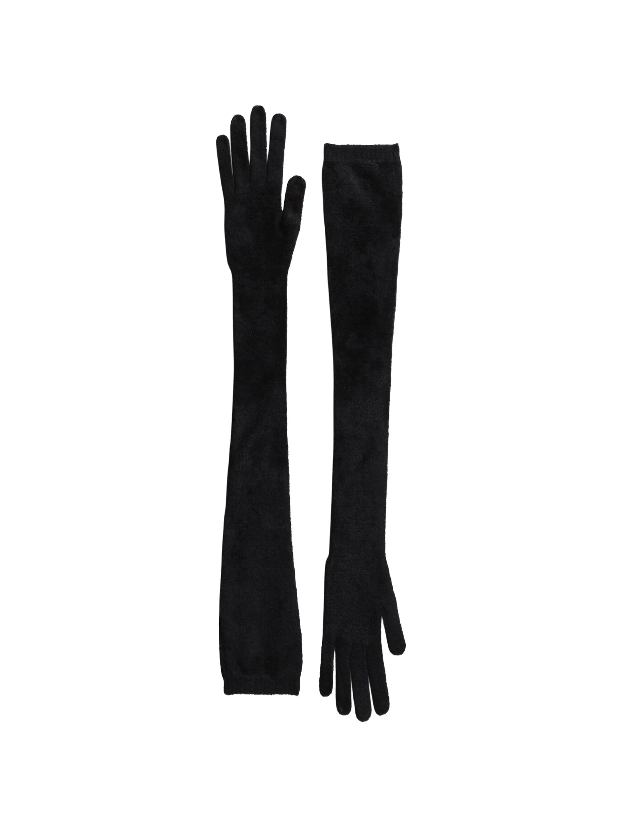 tailored velvet gloves
