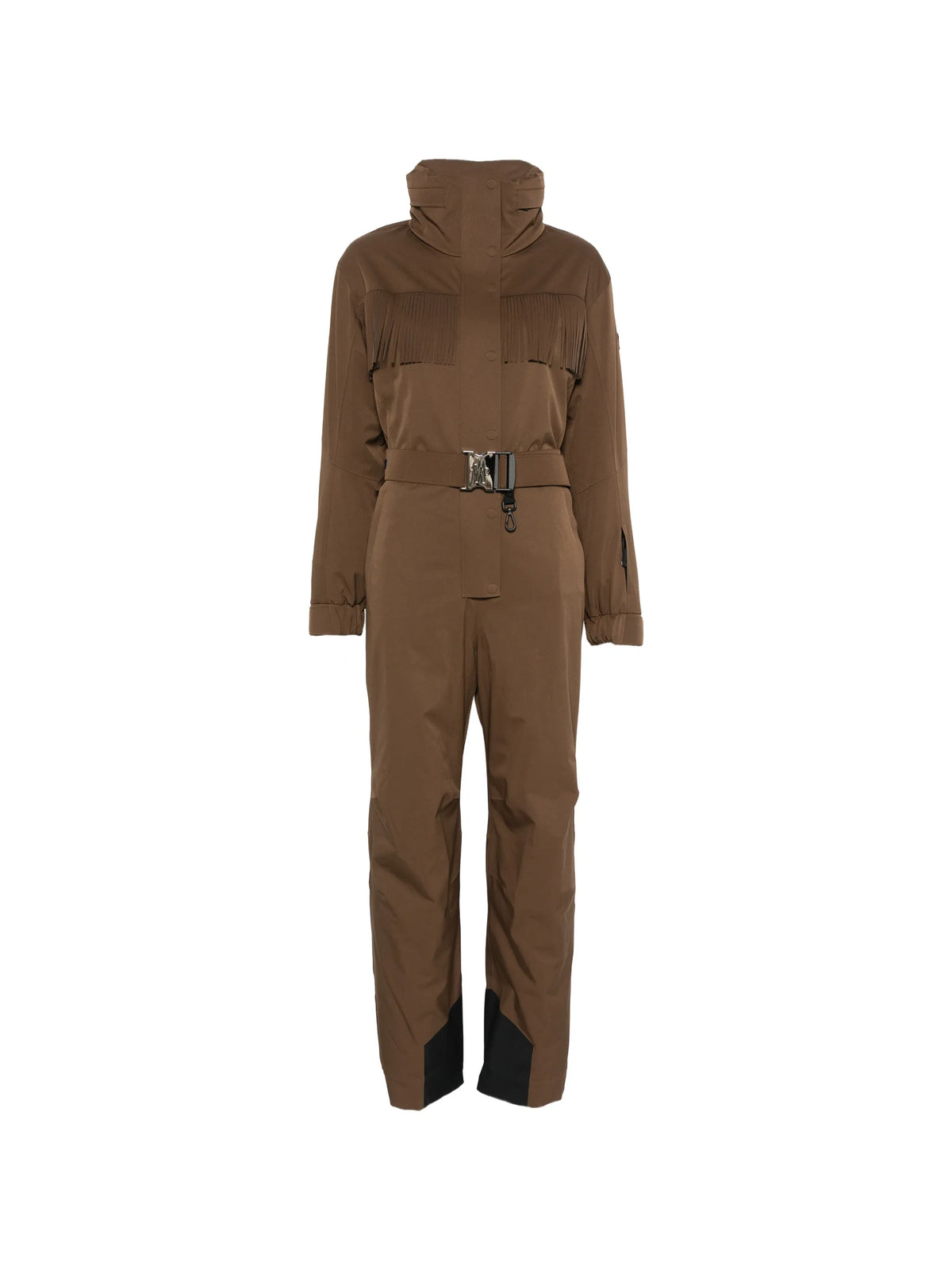fringed insulated ski jacket