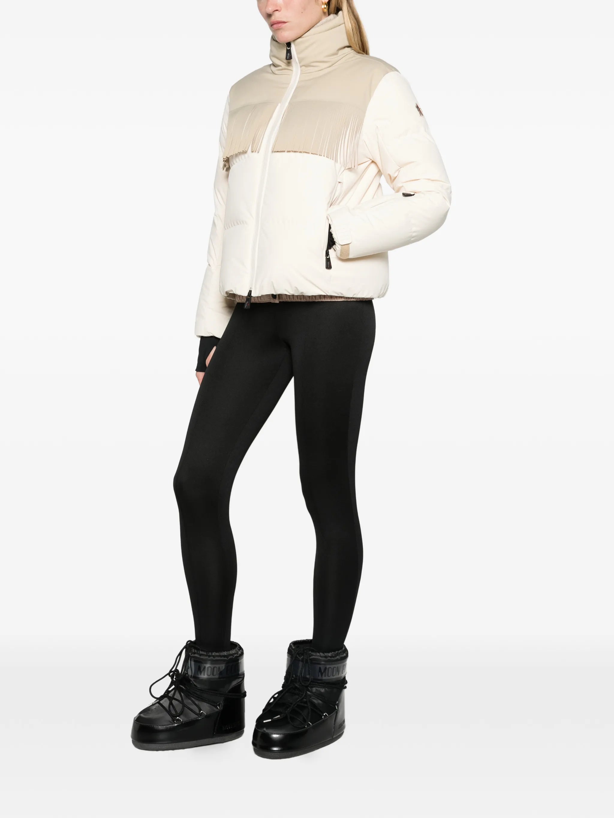 Bessin fringe-trimmed ski jacket