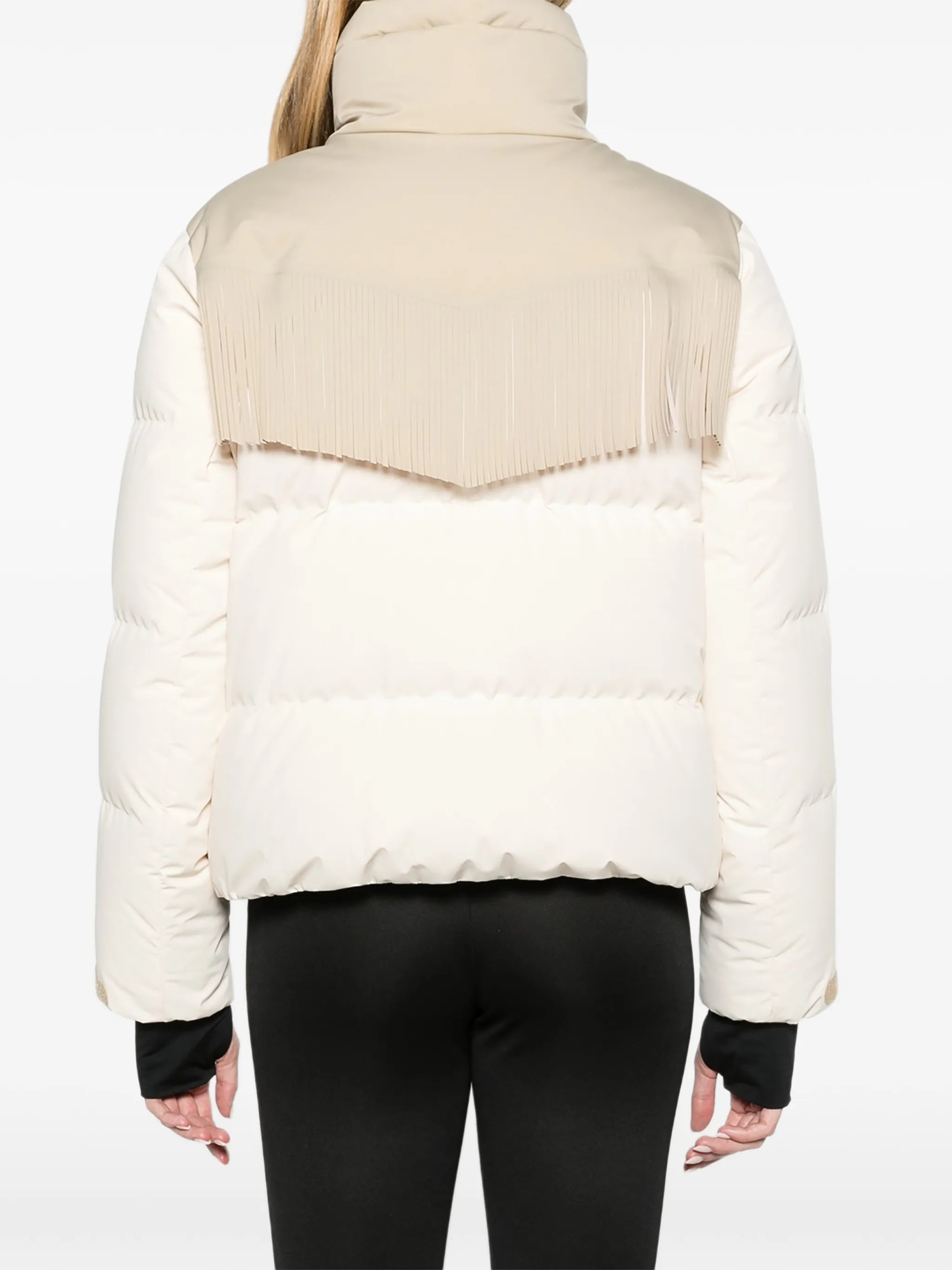 Bessin fringe-trimmed ski jacket