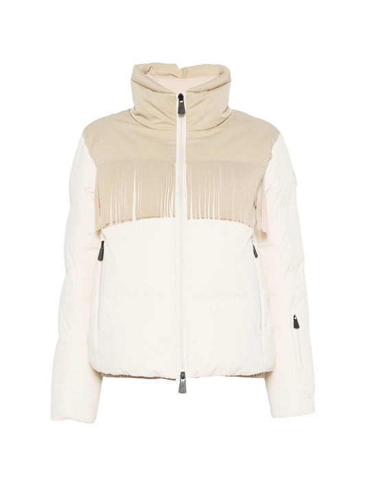 Bessin fringe-trimmed ski jacket