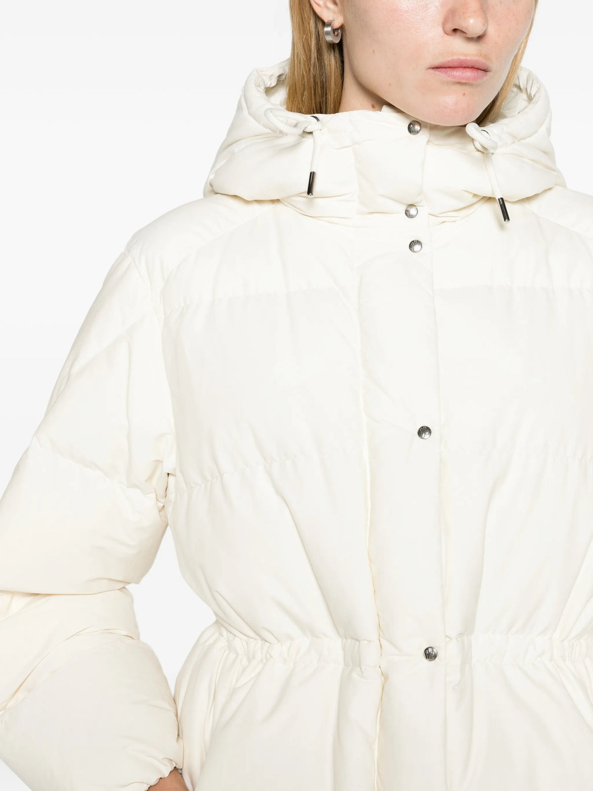 Himalaya hooded short down jacket