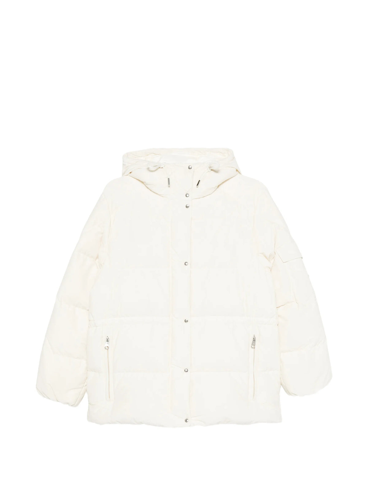 Himalaya hooded short down jacket