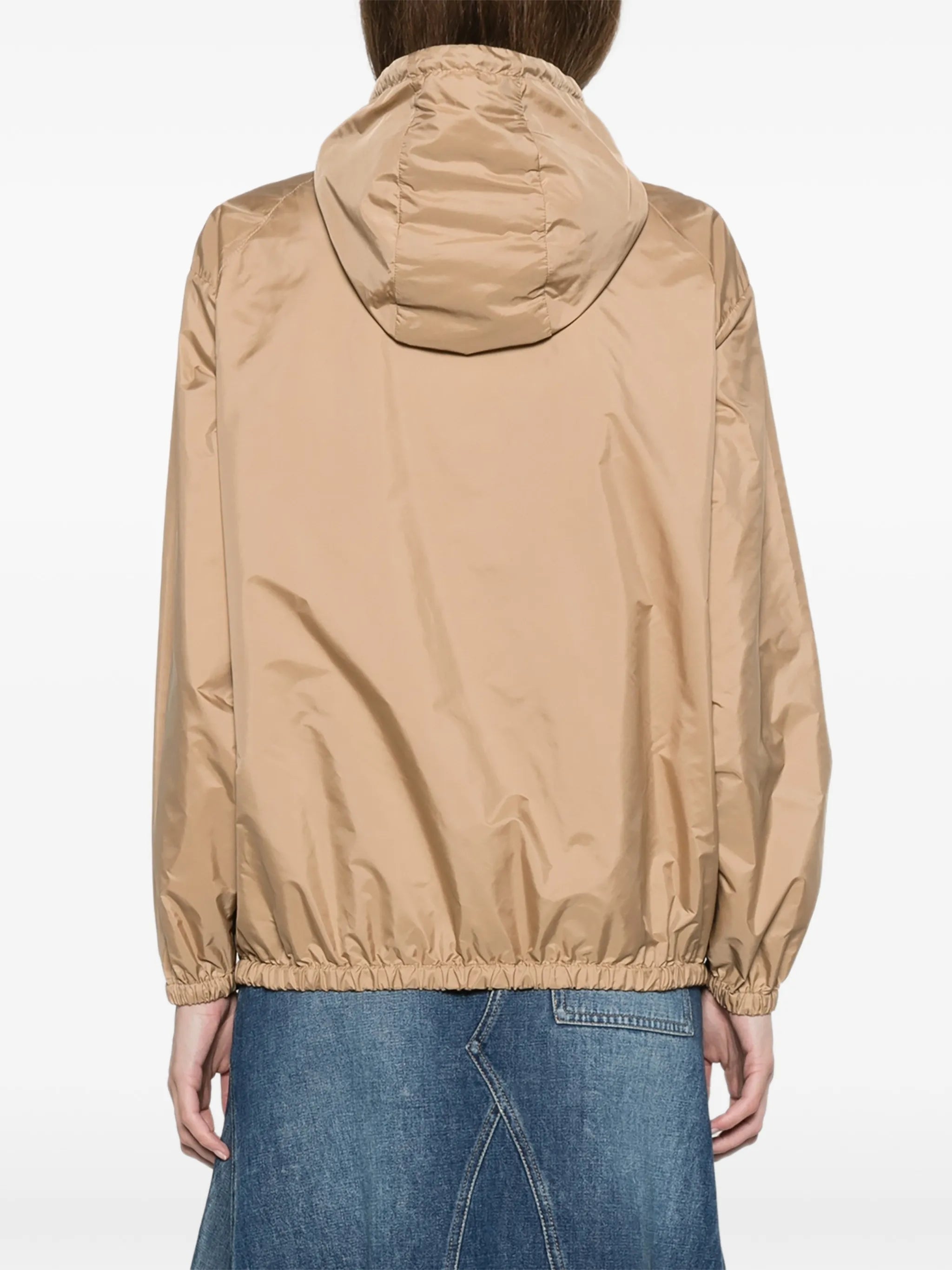 hooded windbreaker