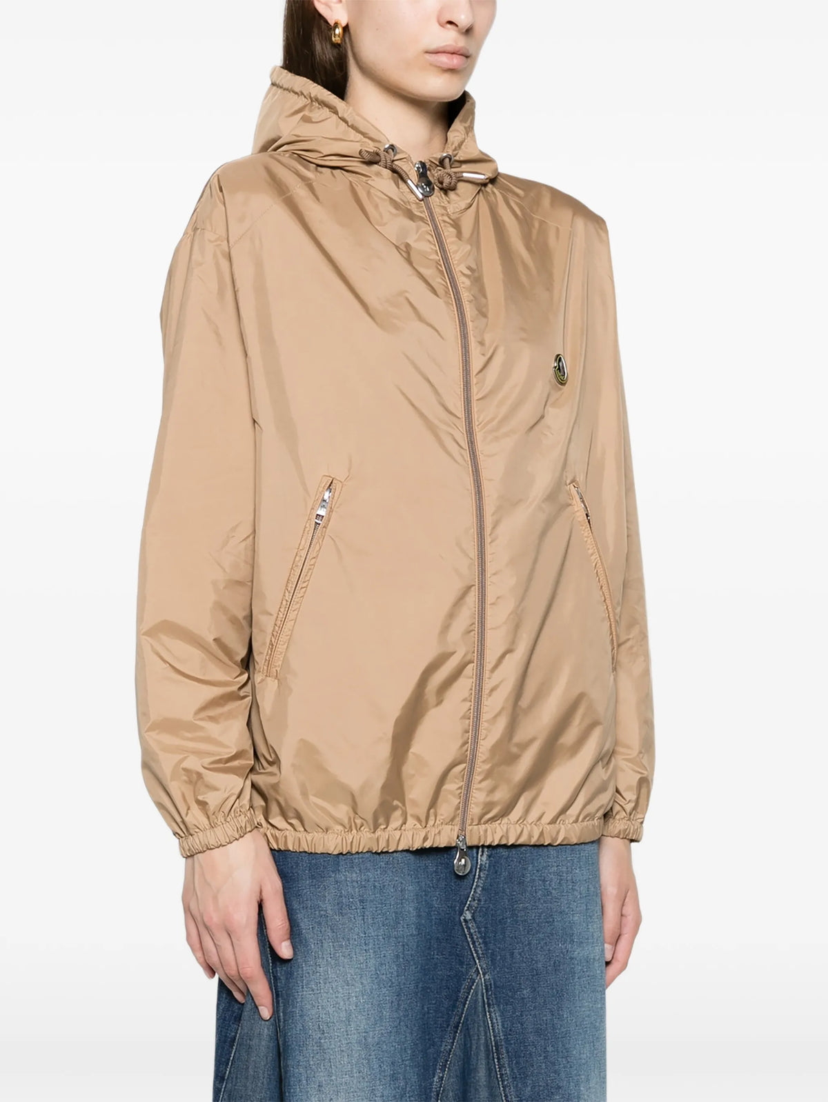 hooded windbreaker