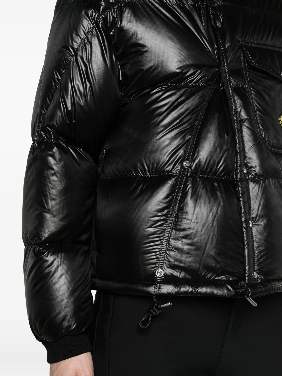 Karakorum hooded short down jacket