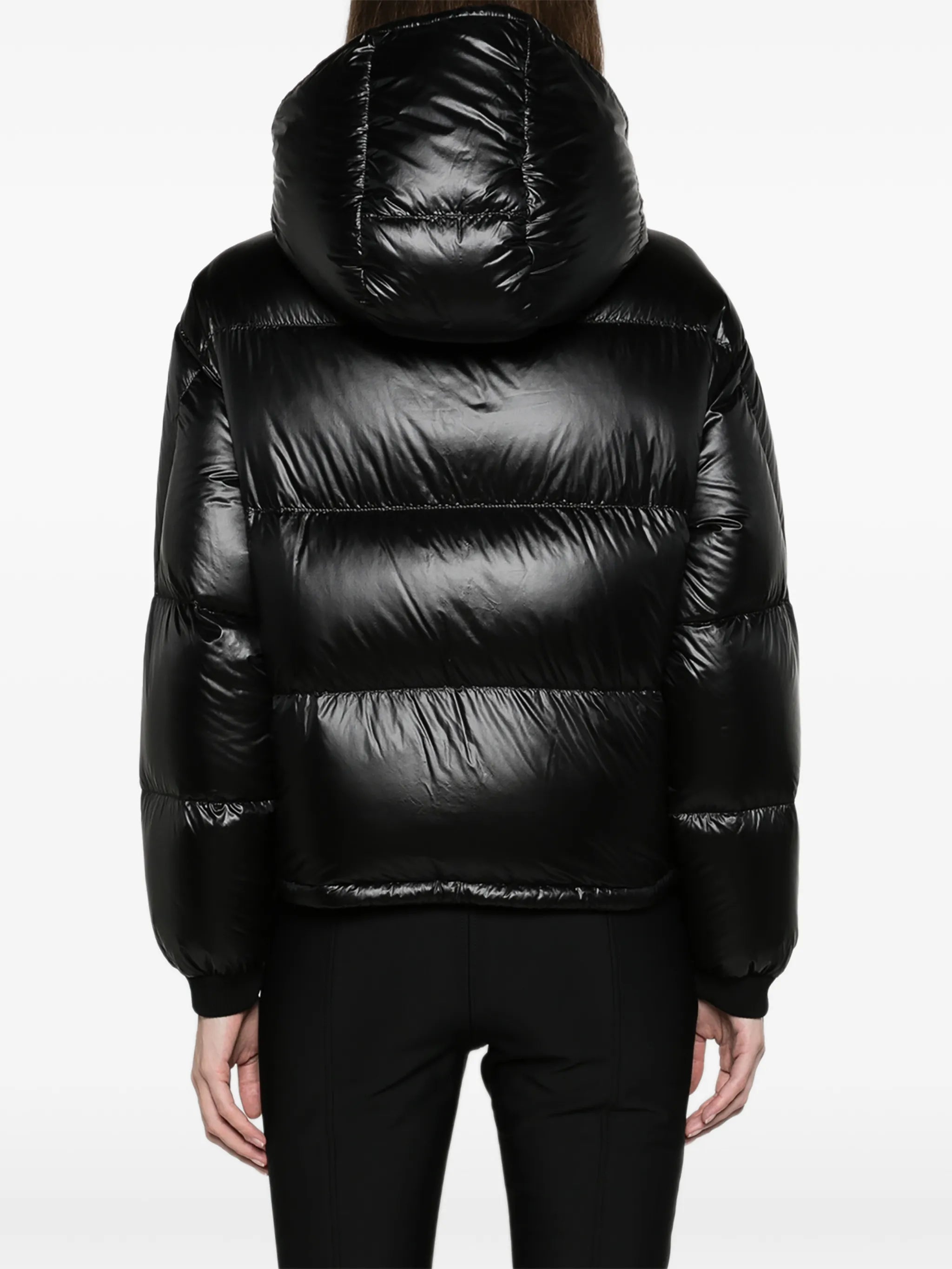 Karakorum hooded short down jacket