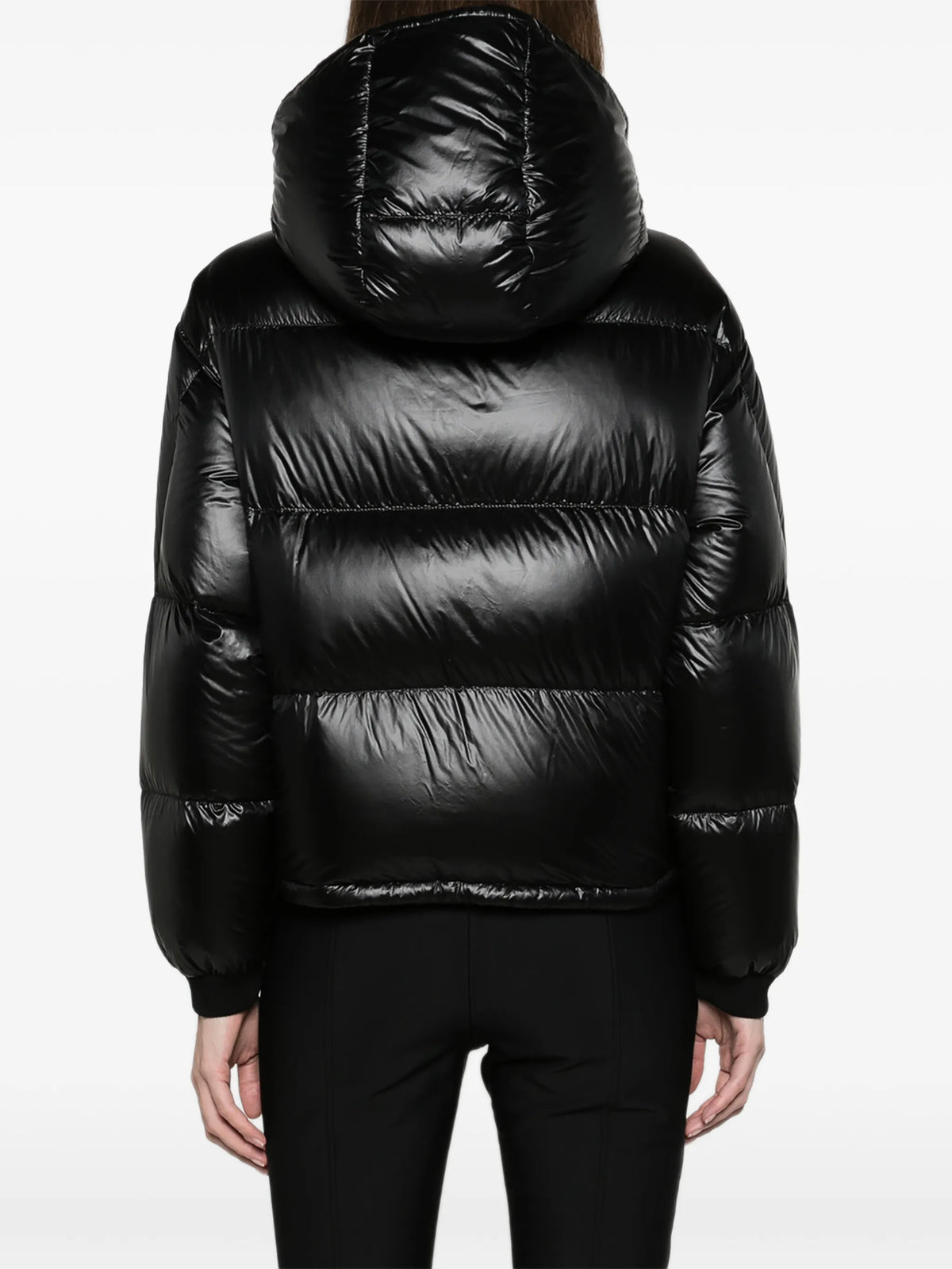 Karakorum hooded short down jacket