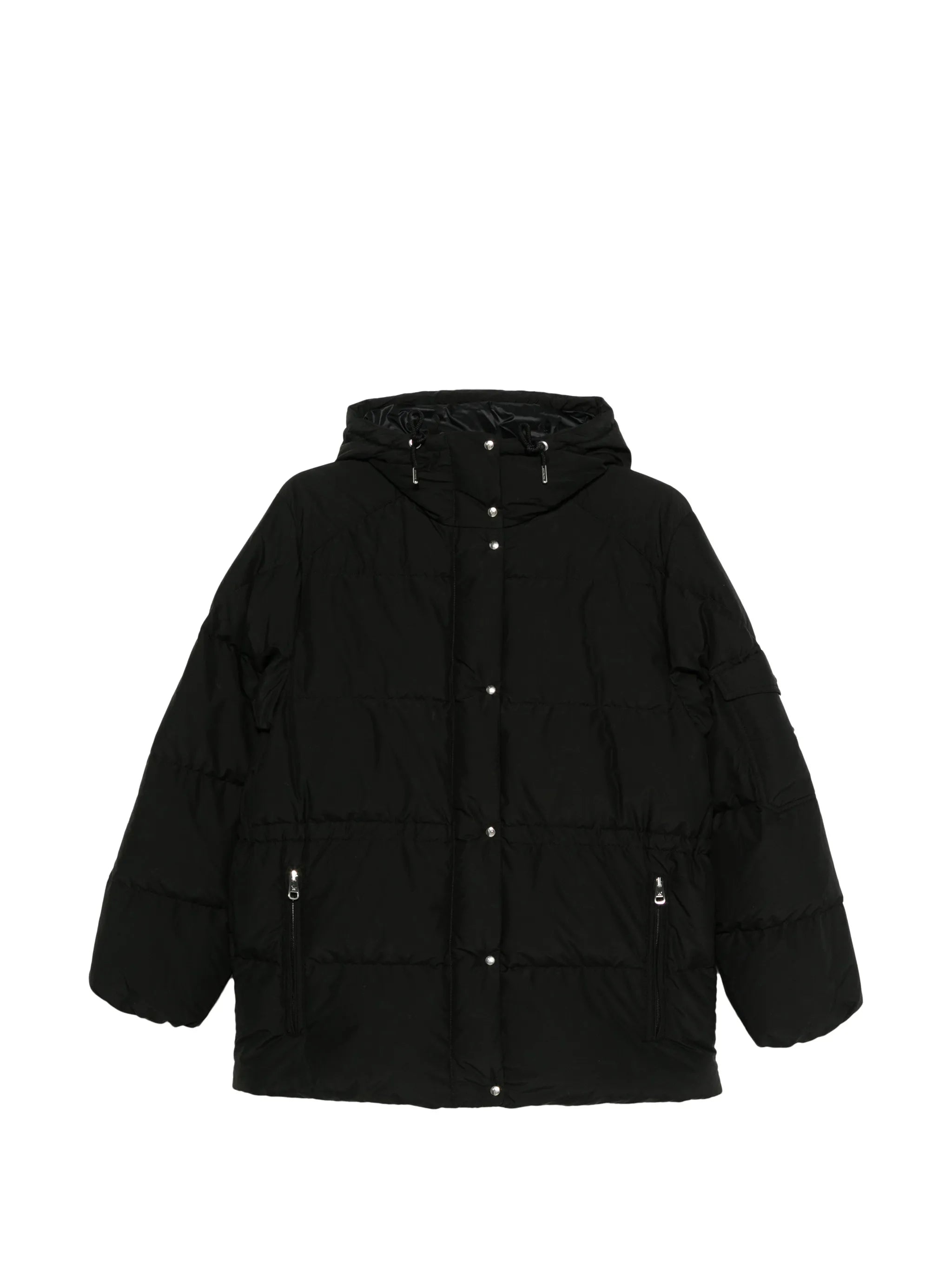 Himalaya hooded short down jacket