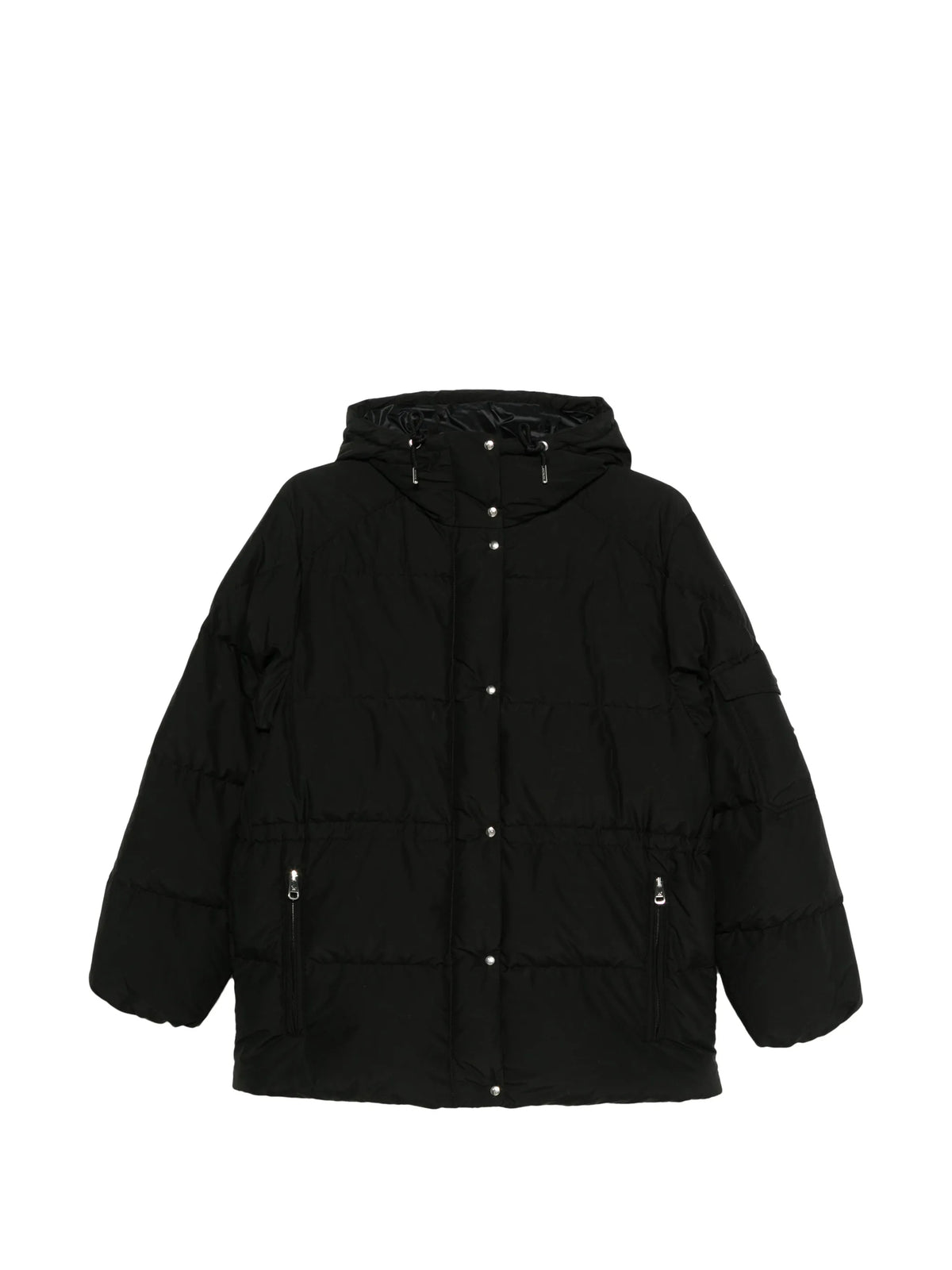 Himalaya hooded short down jacket