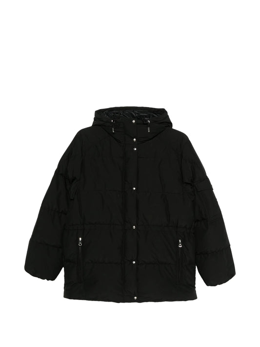 Himalaya hooded short down jacket