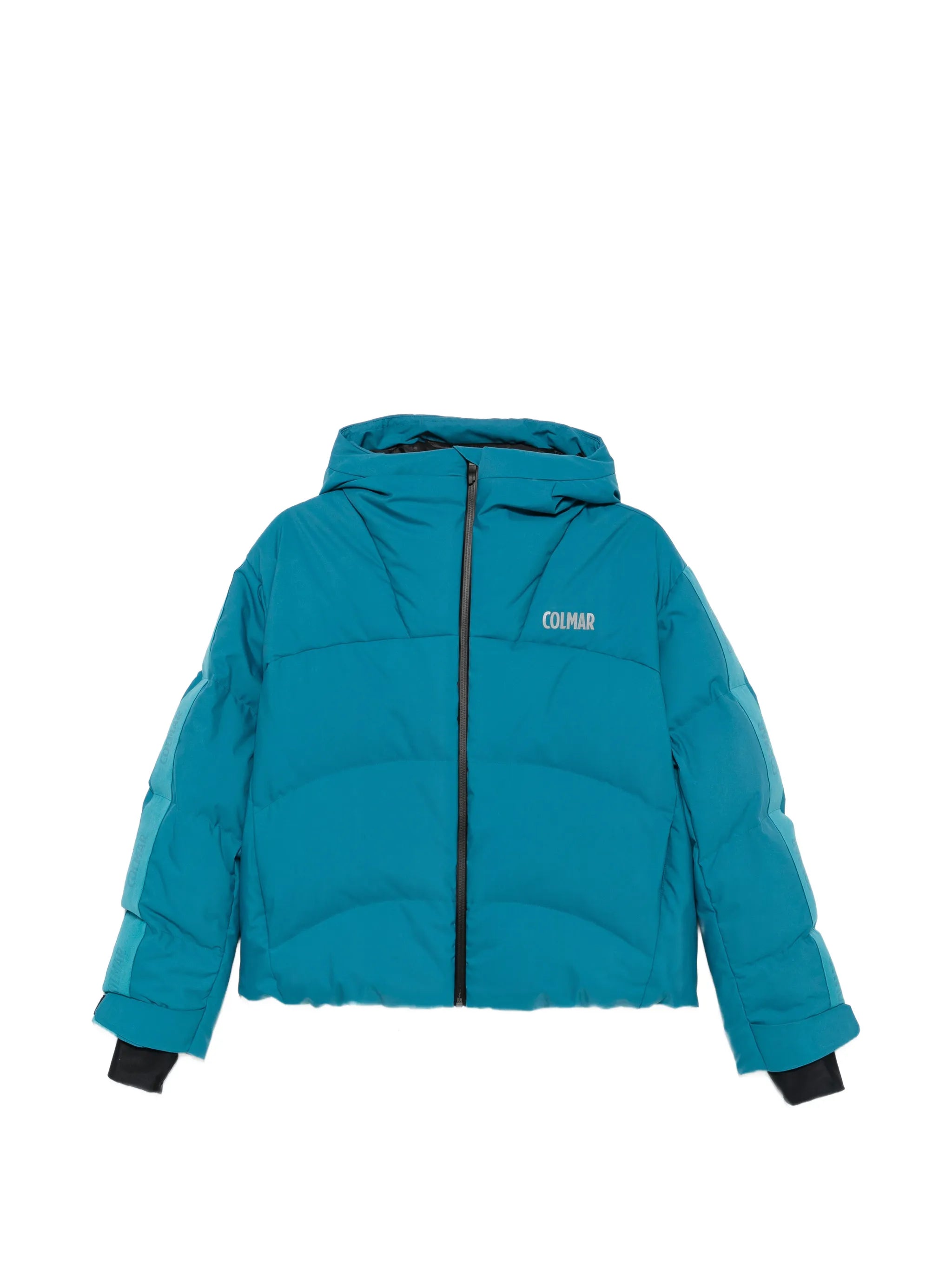 quilted hooded jacket
