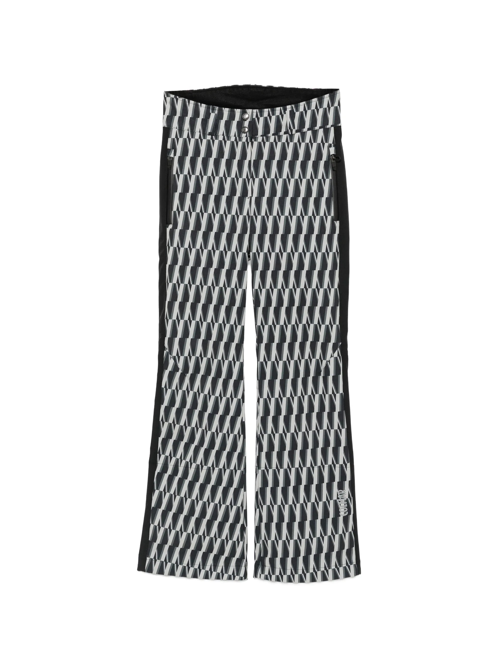 printed ski pants