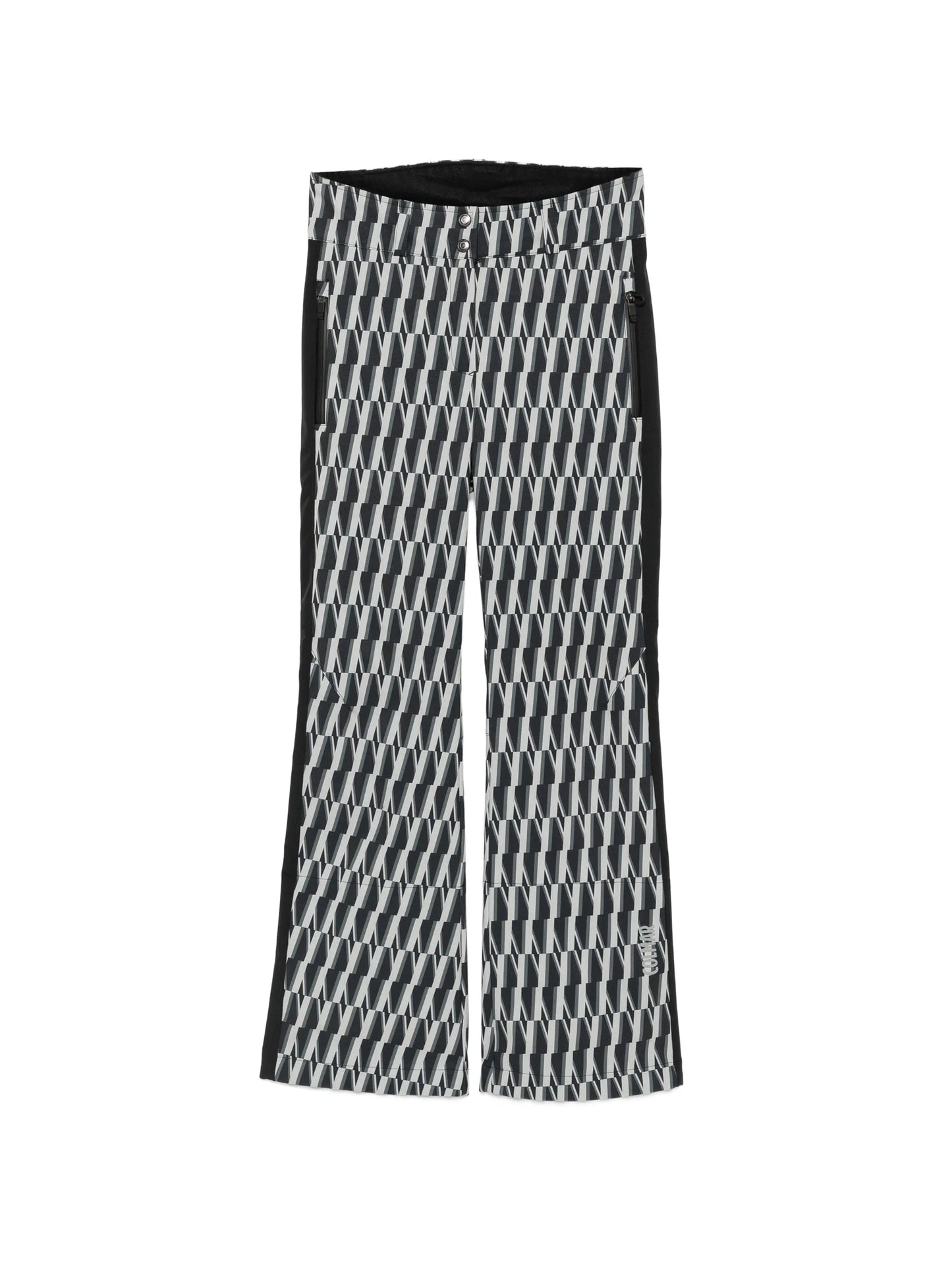 printed ski pants