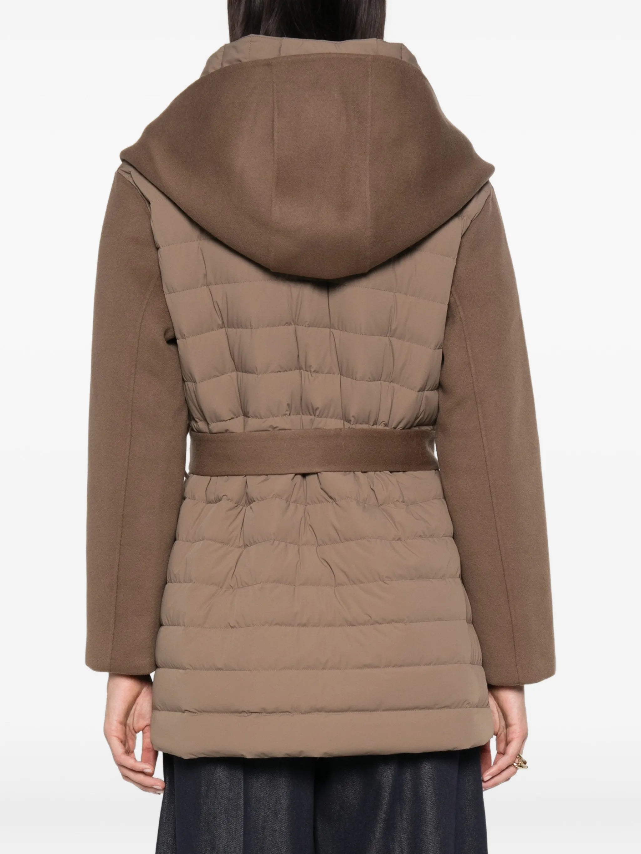 Bethany hooded belted jacket
