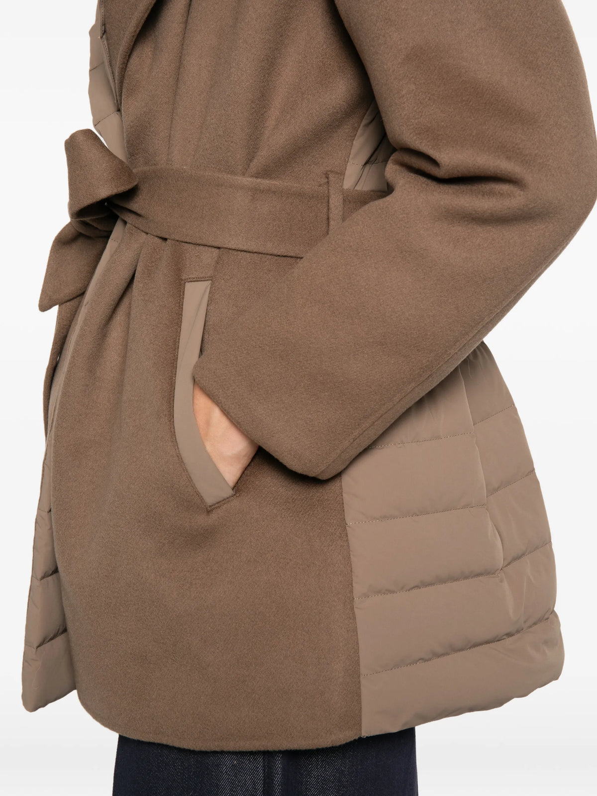 Bethany hooded belted jacket