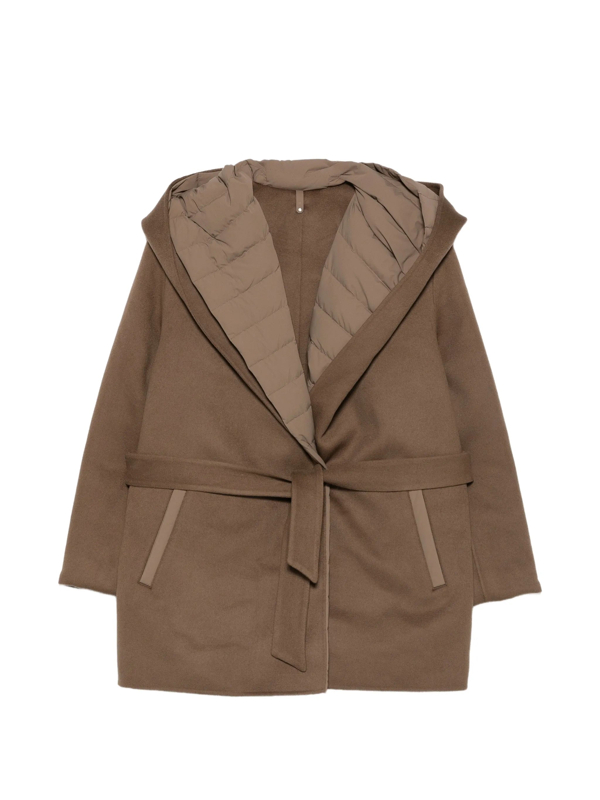 Bethany hooded belted jacket