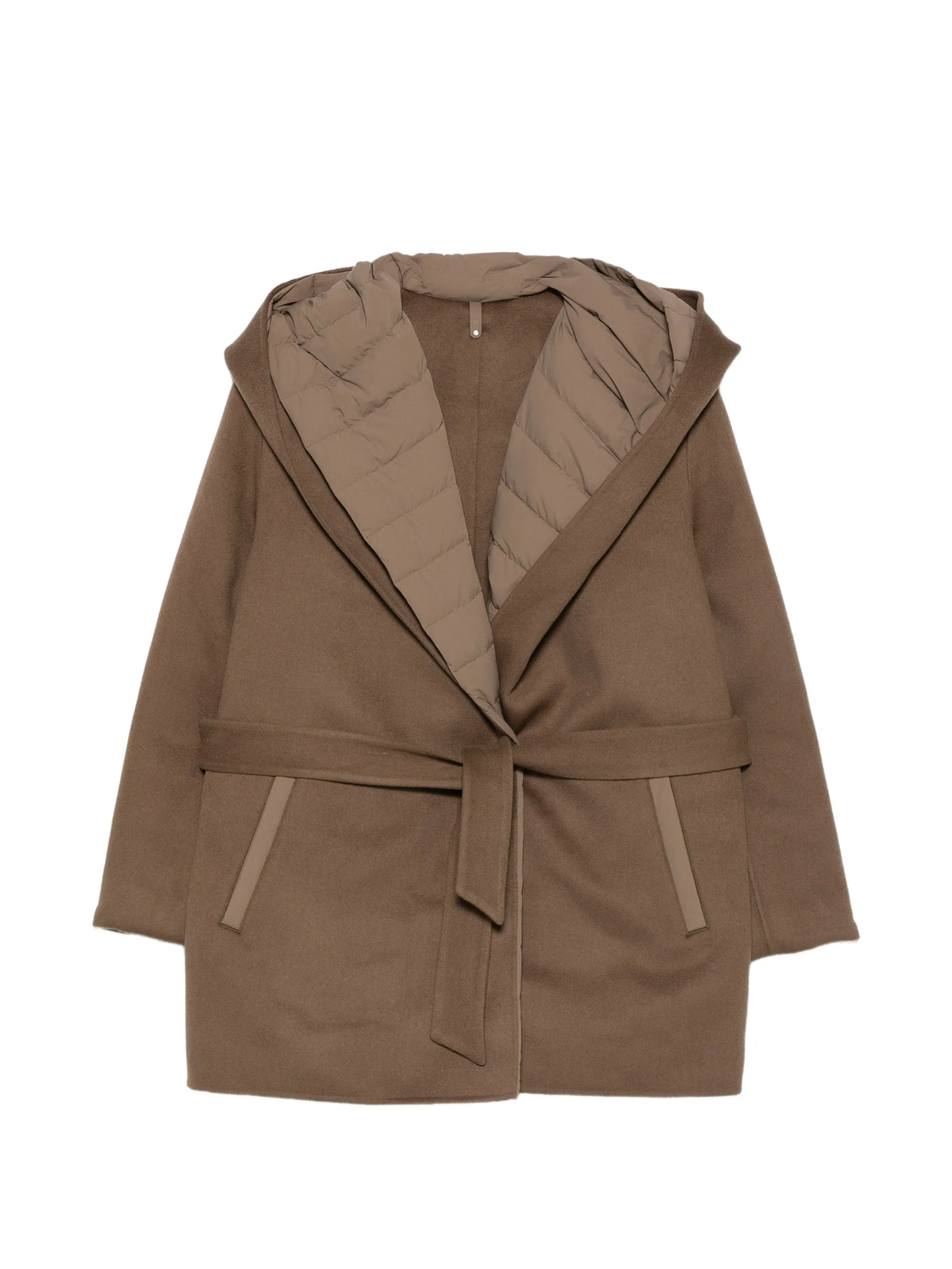 Bethany hooded belted jacket