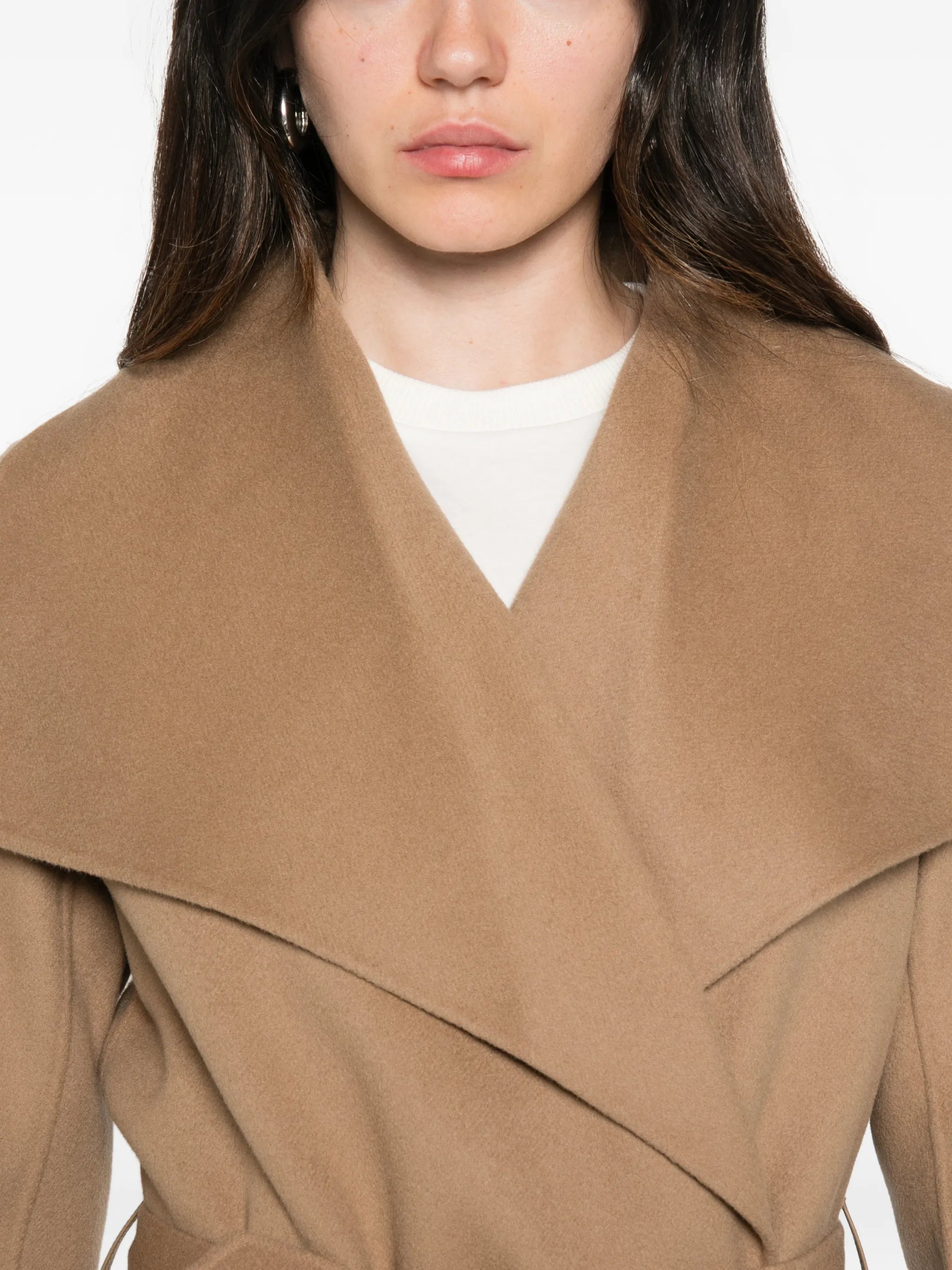 Mai belted wool coat
