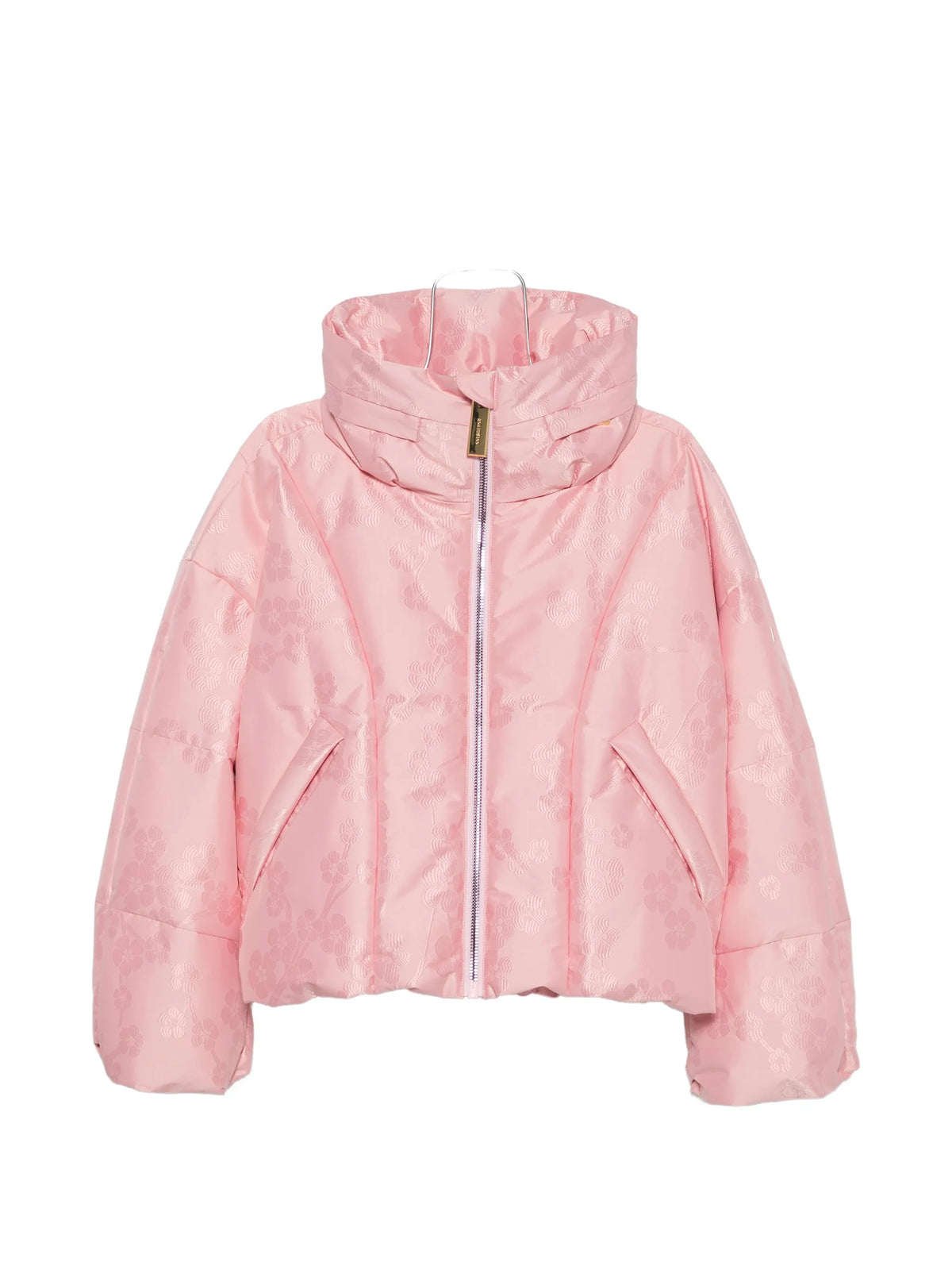 Hanu floral-jacquard ski jacket