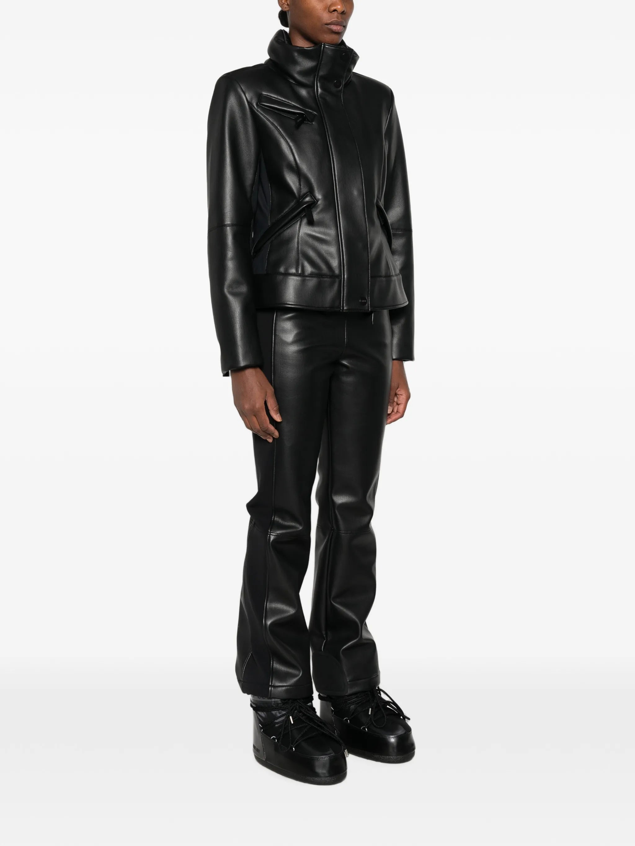 Aruku faux-leather jacket