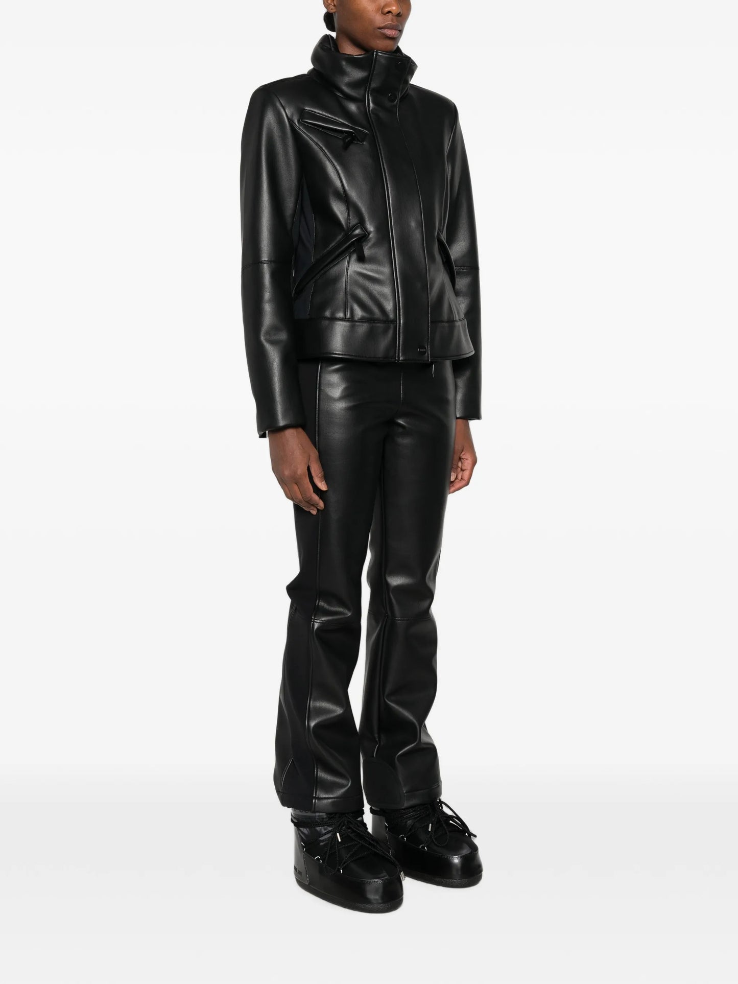 Aruku faux-leather jacket