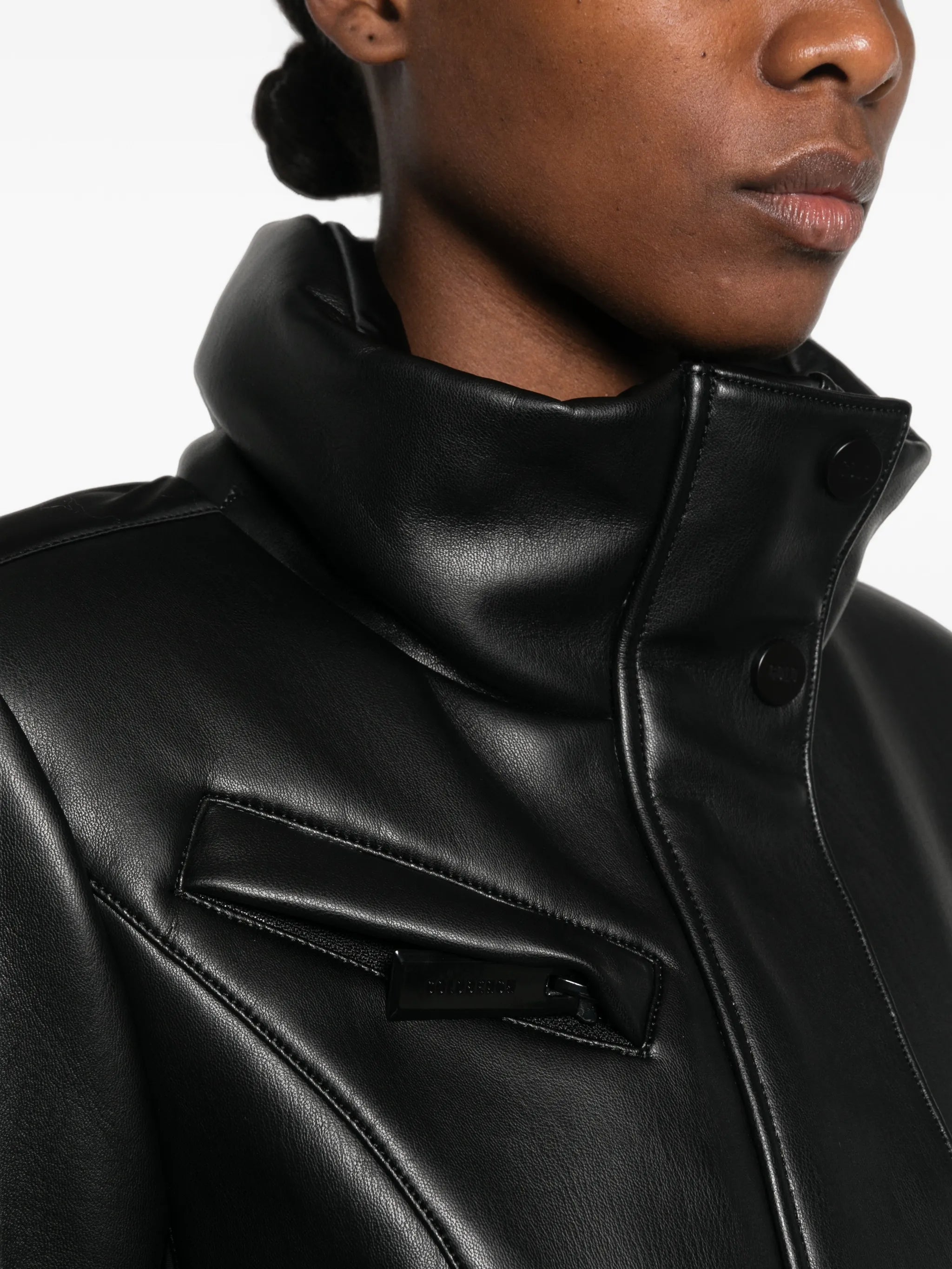 Aruku faux-leather jacket