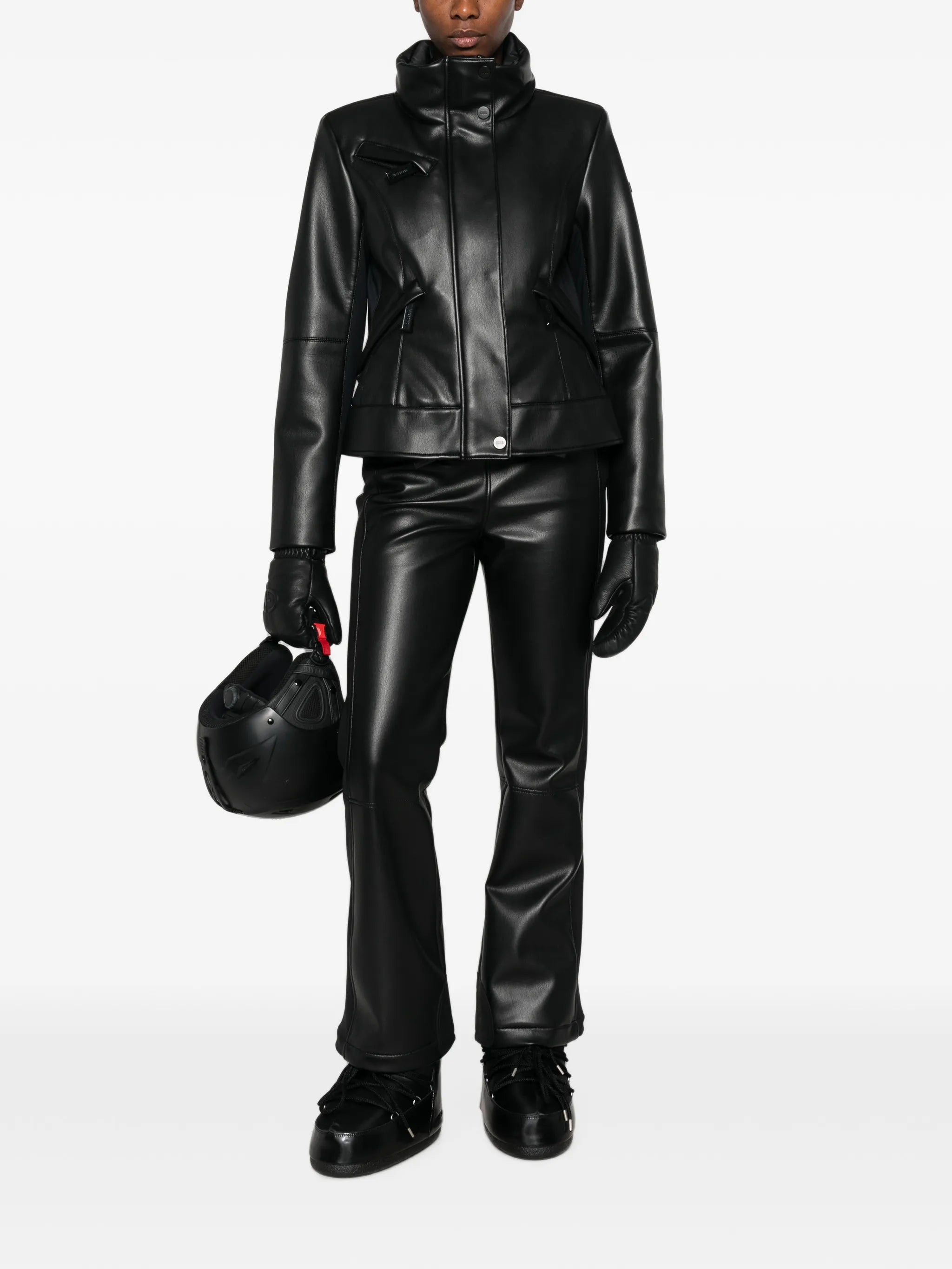 Aruku faux-leather jacket