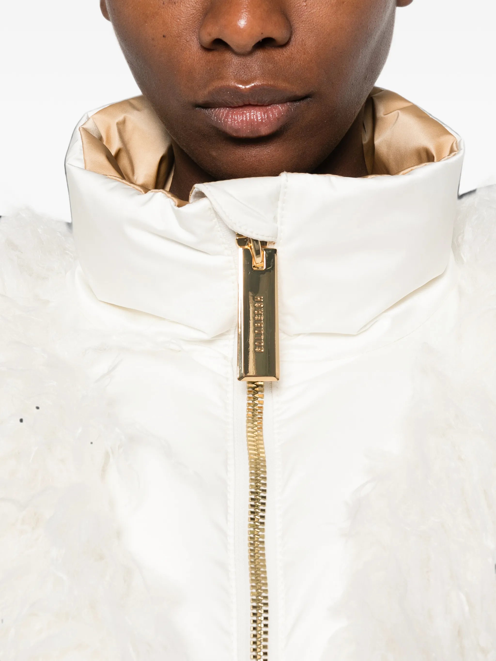 Samusa faux-fur ski suit