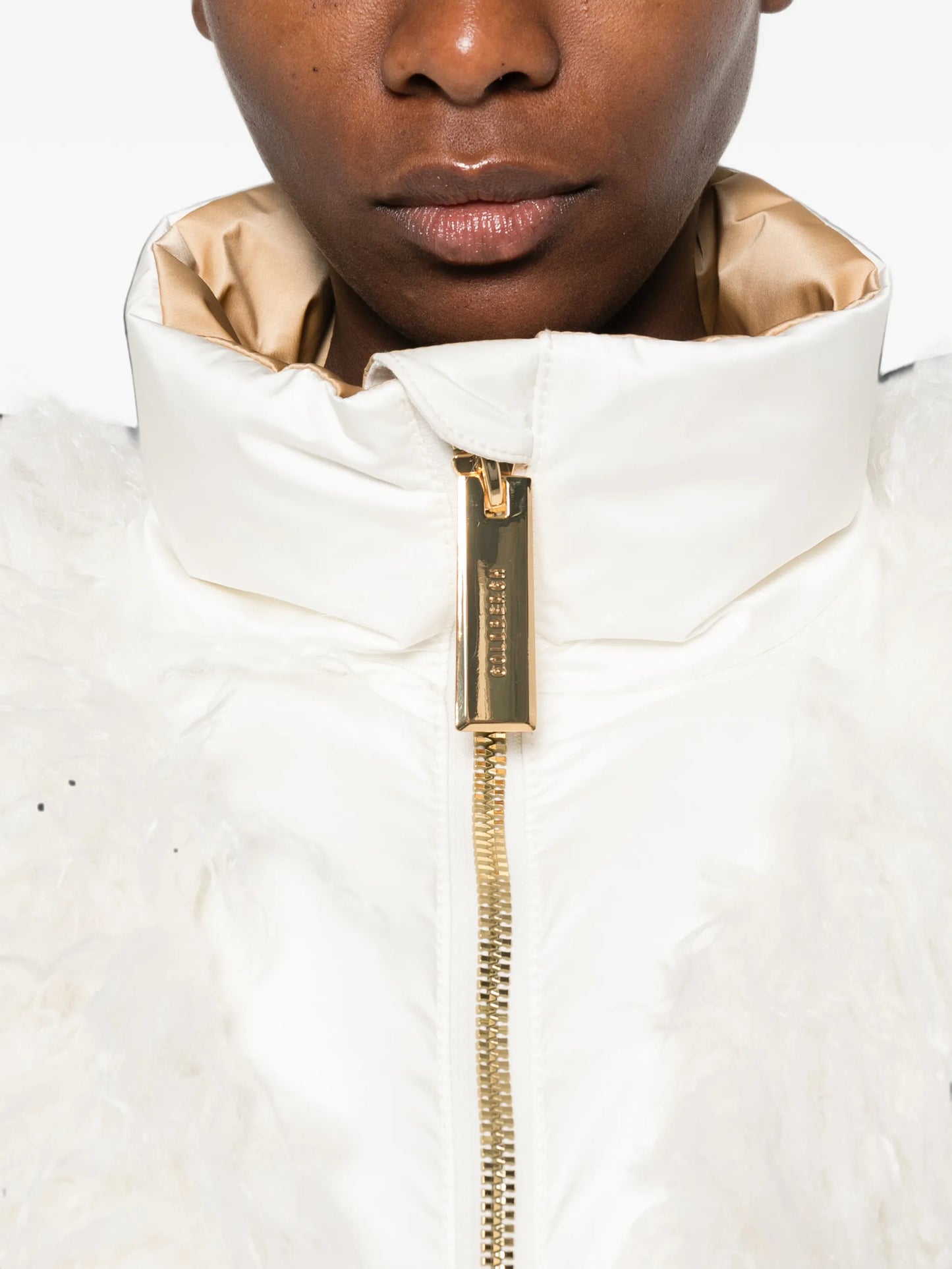 Samusa faux-fur ski suit