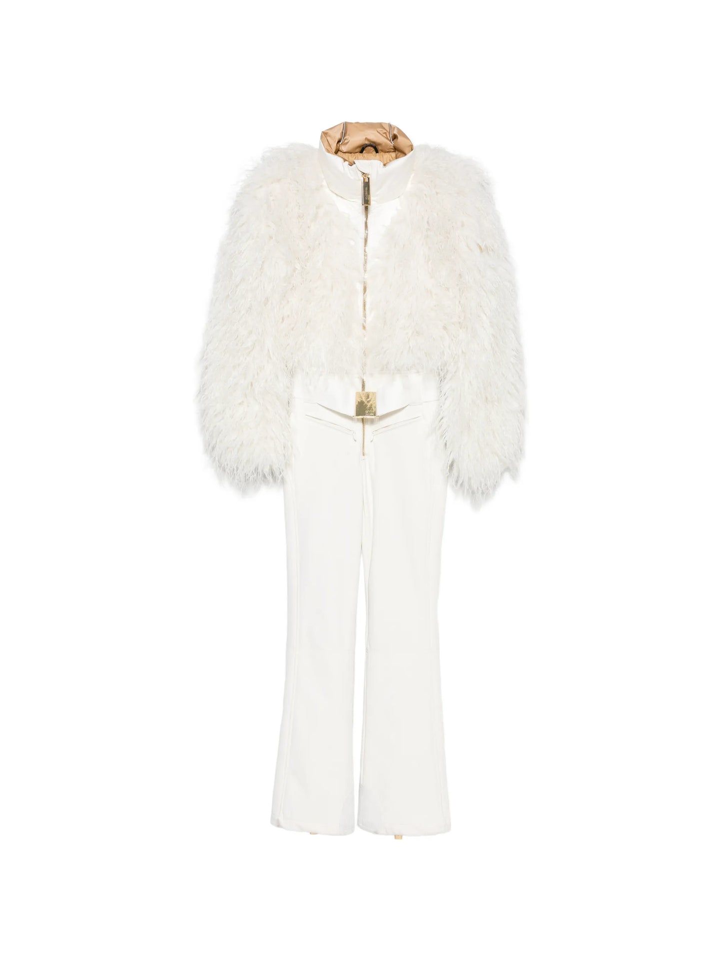 Samusa faux-fur ski suit