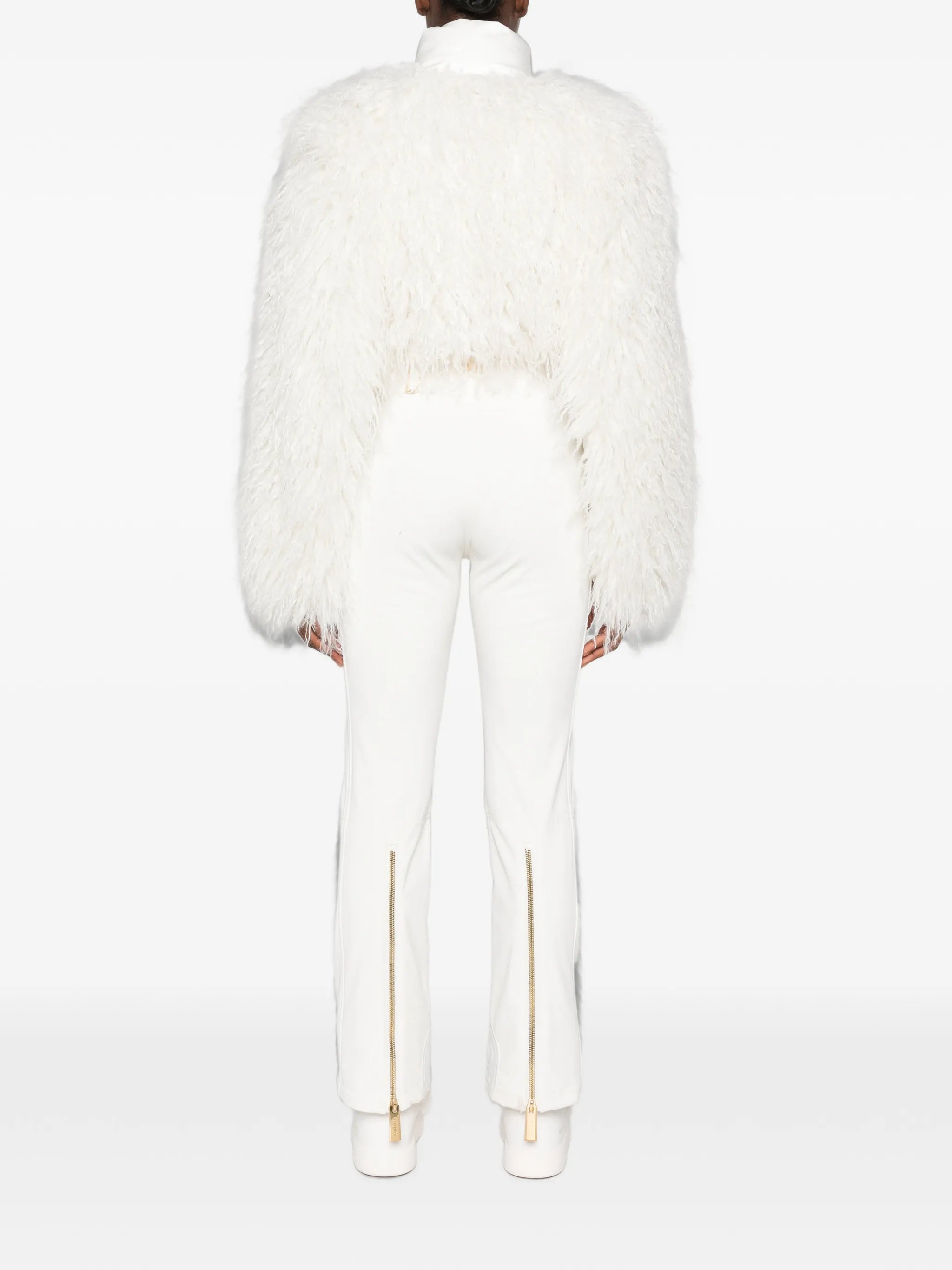 Samusa faux-fur ski suit