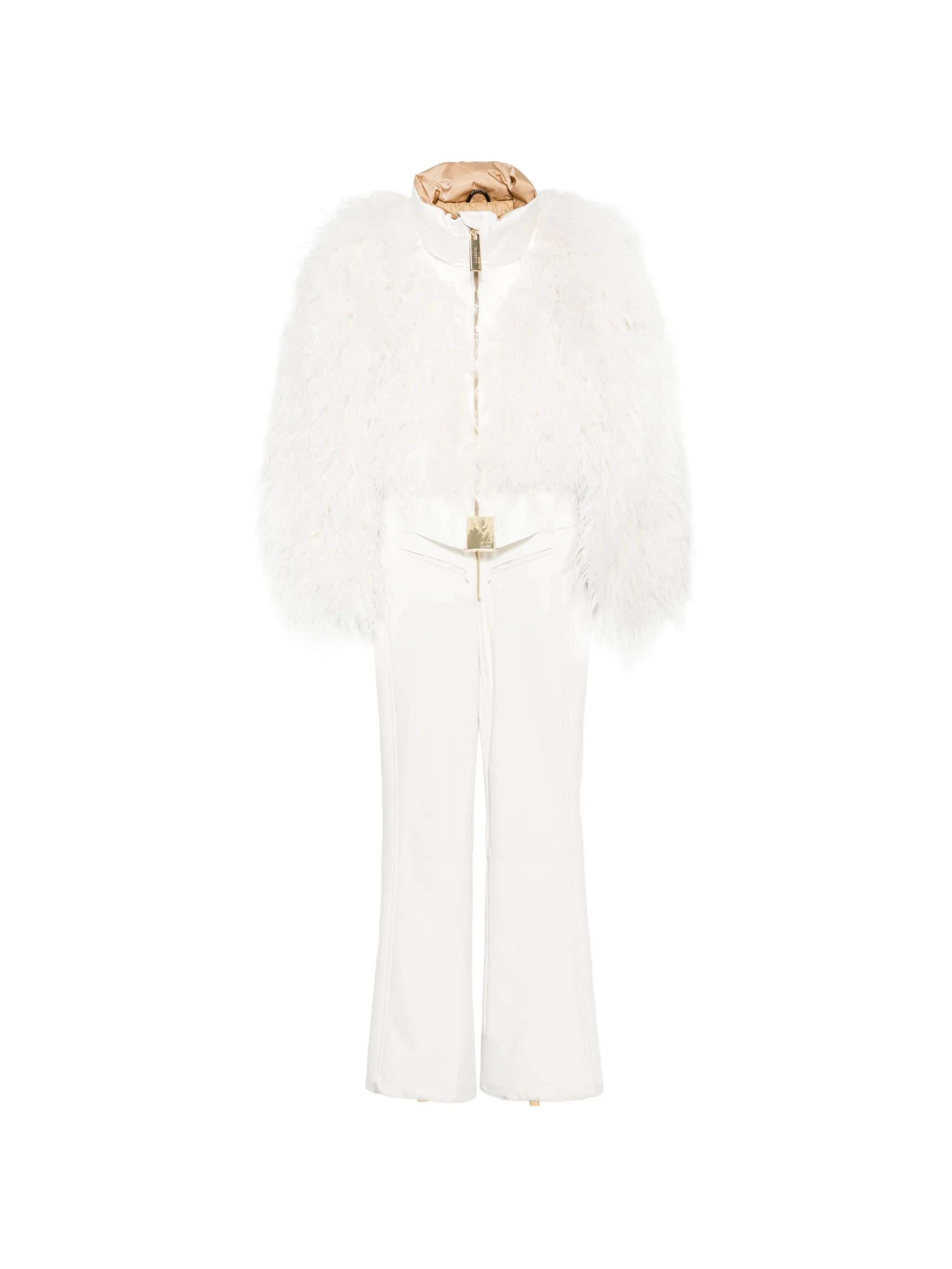 Samusa faux-fur ski suit