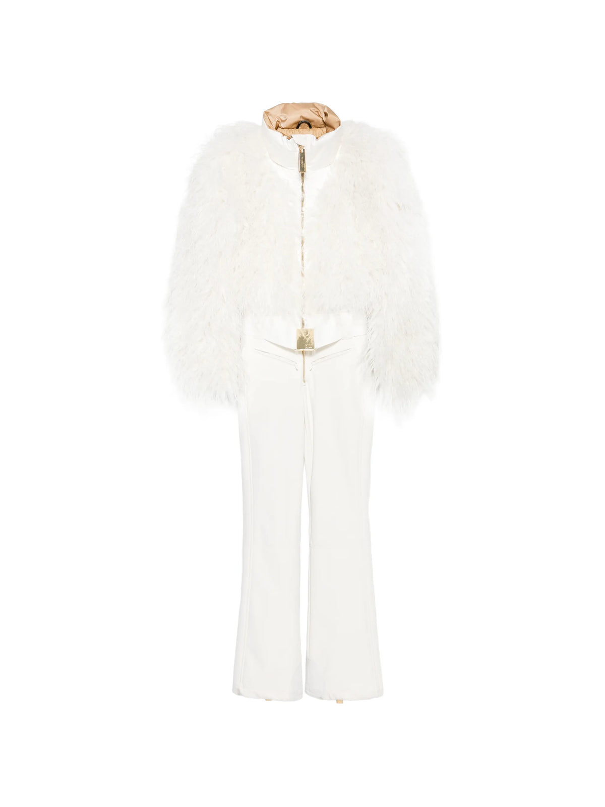 Samusa faux-fur ski suit